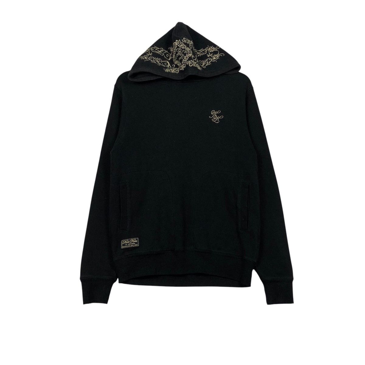 Japanese Brand KARL KANI “BROOKLYN ENERGY” Gothic Embroidered Hoodie Size US M / EU 48-50 / 2 - 2 Thumbnail