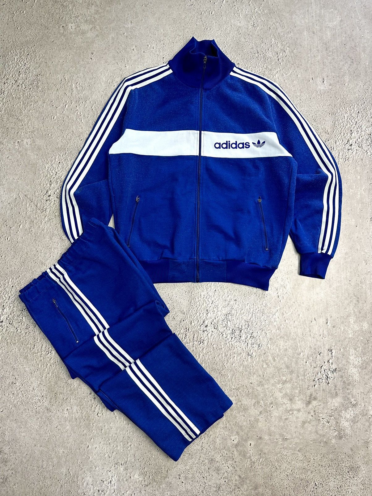 image of Adidas Originals Tracksuit Set Jacket Pants Y2K in Blue, Men's (Size Large)