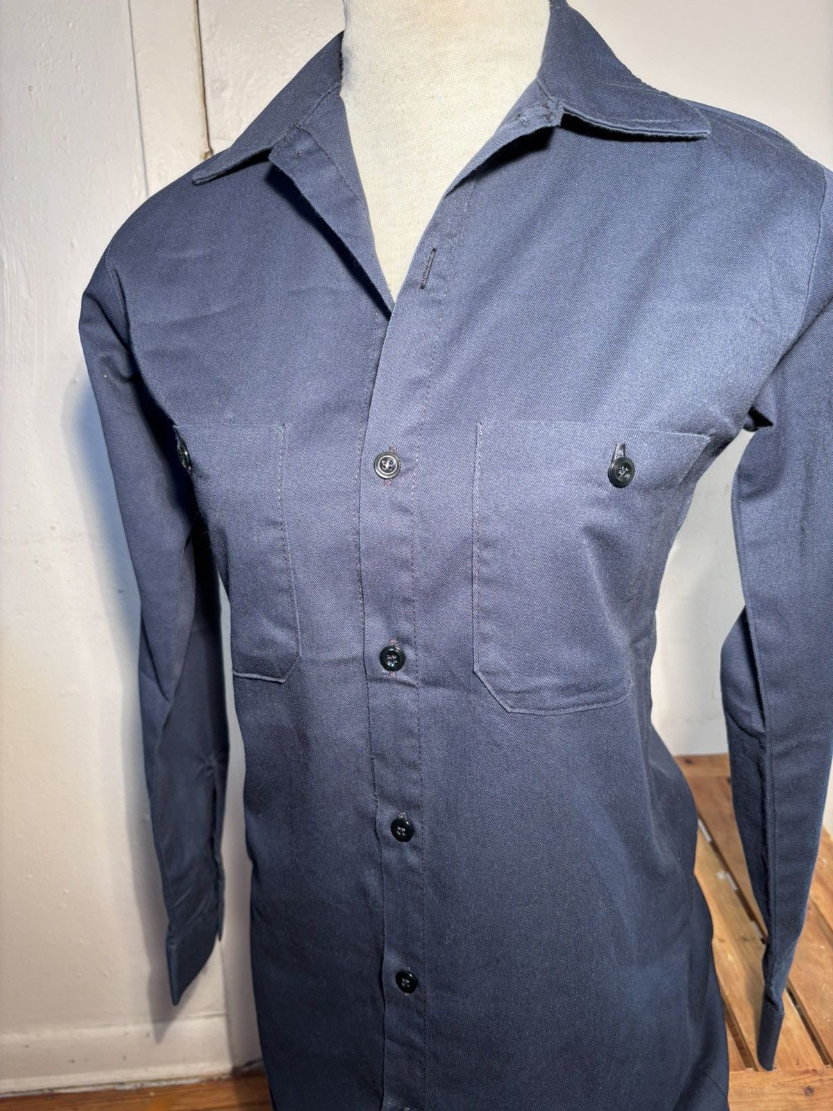 Red Kap Red Kap Long Sleeve Wrinkle Resistant Cotton Work Shirt Size US S / EU 44-46 / 1 - 2 Thumbnail