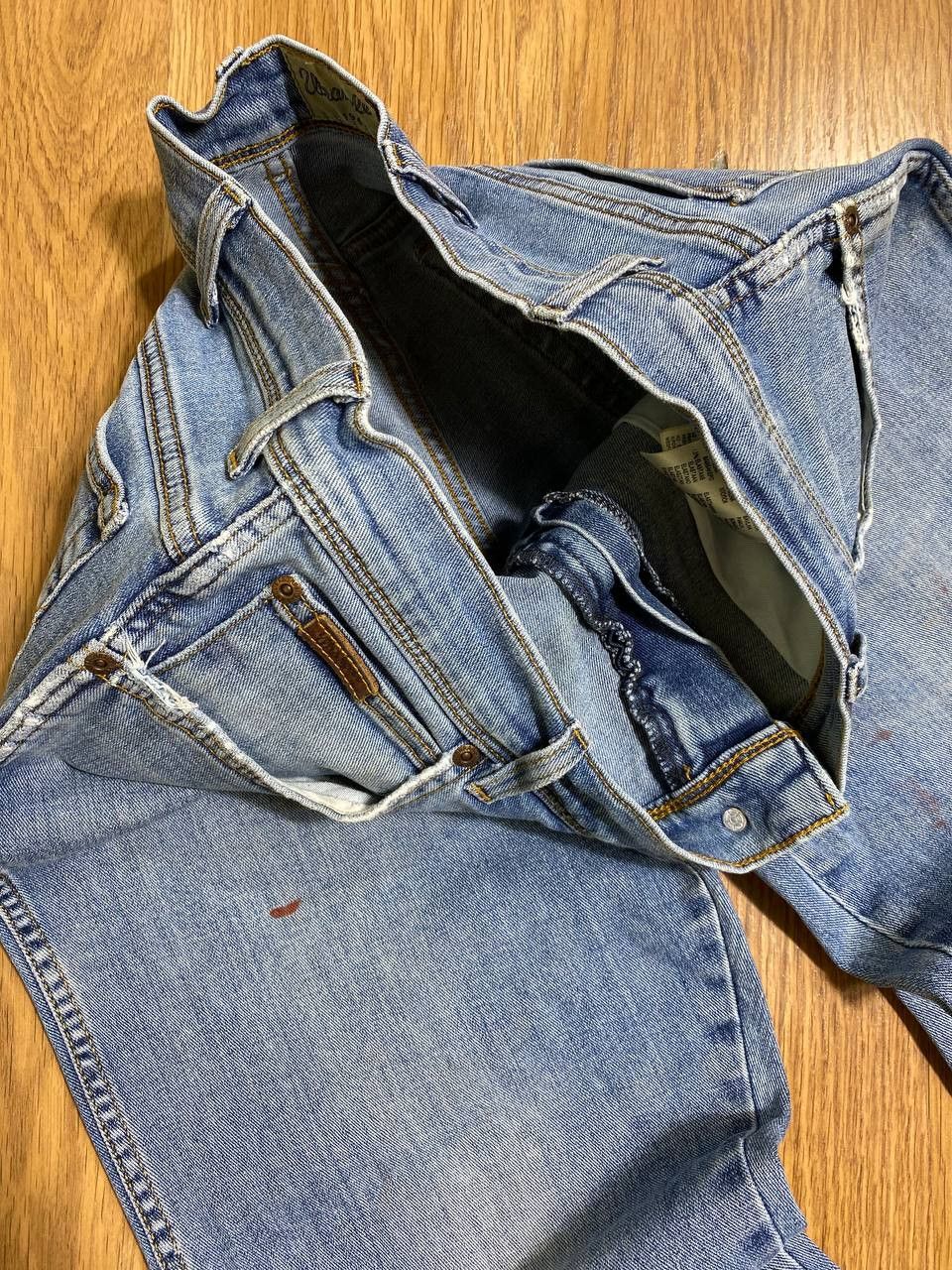 Wrangler VINTAGE FADED WRANGLER BLUE DENIM SKATER JEANS 34x30 Size US 34 / EU 50 - 15 Thumbnail