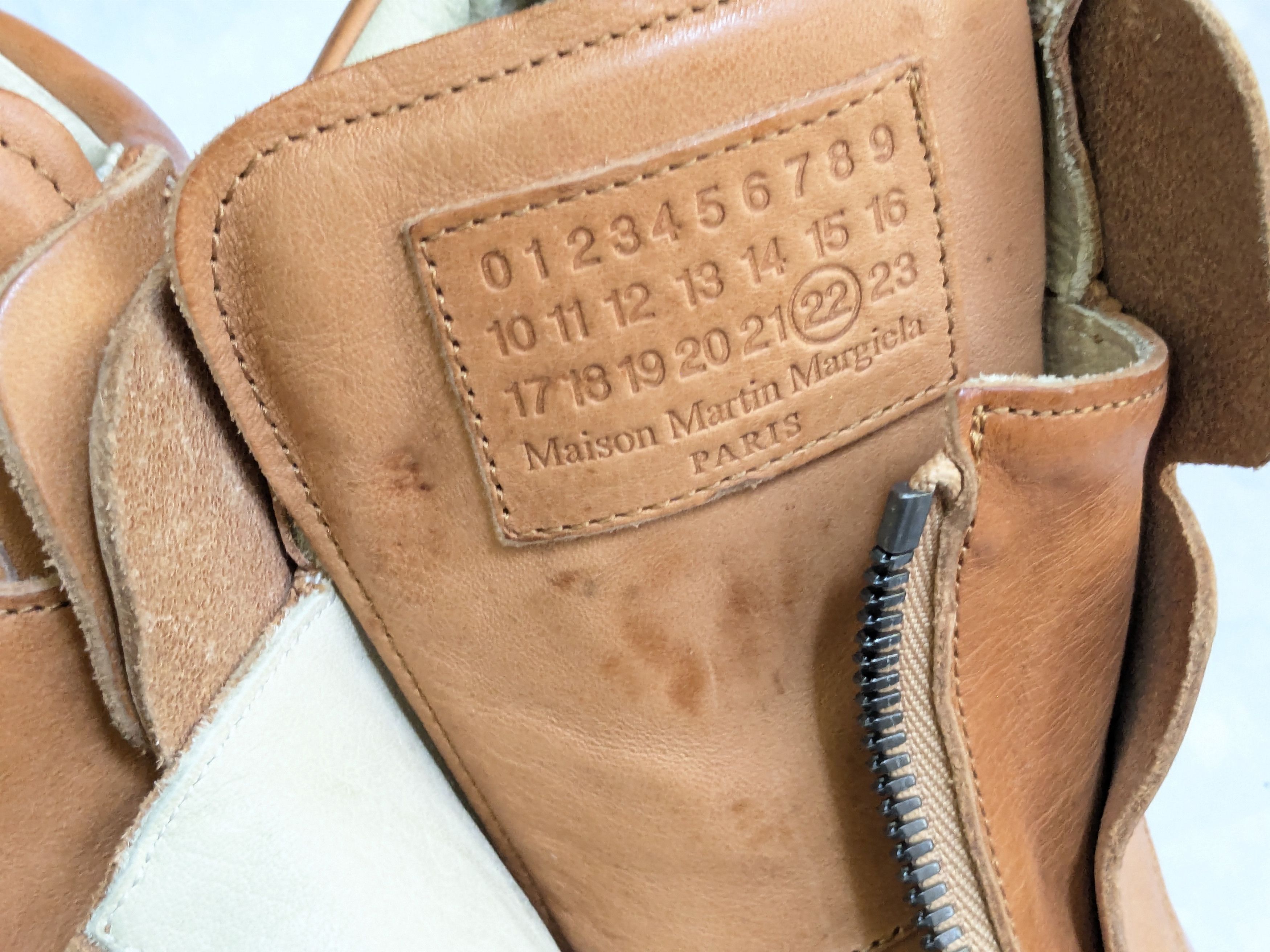 Maison Margiela Maison Margiela Zip Up High Top Sneakers Brown 10 43 Size US 10 / EU 43 - 5 Thumbnail