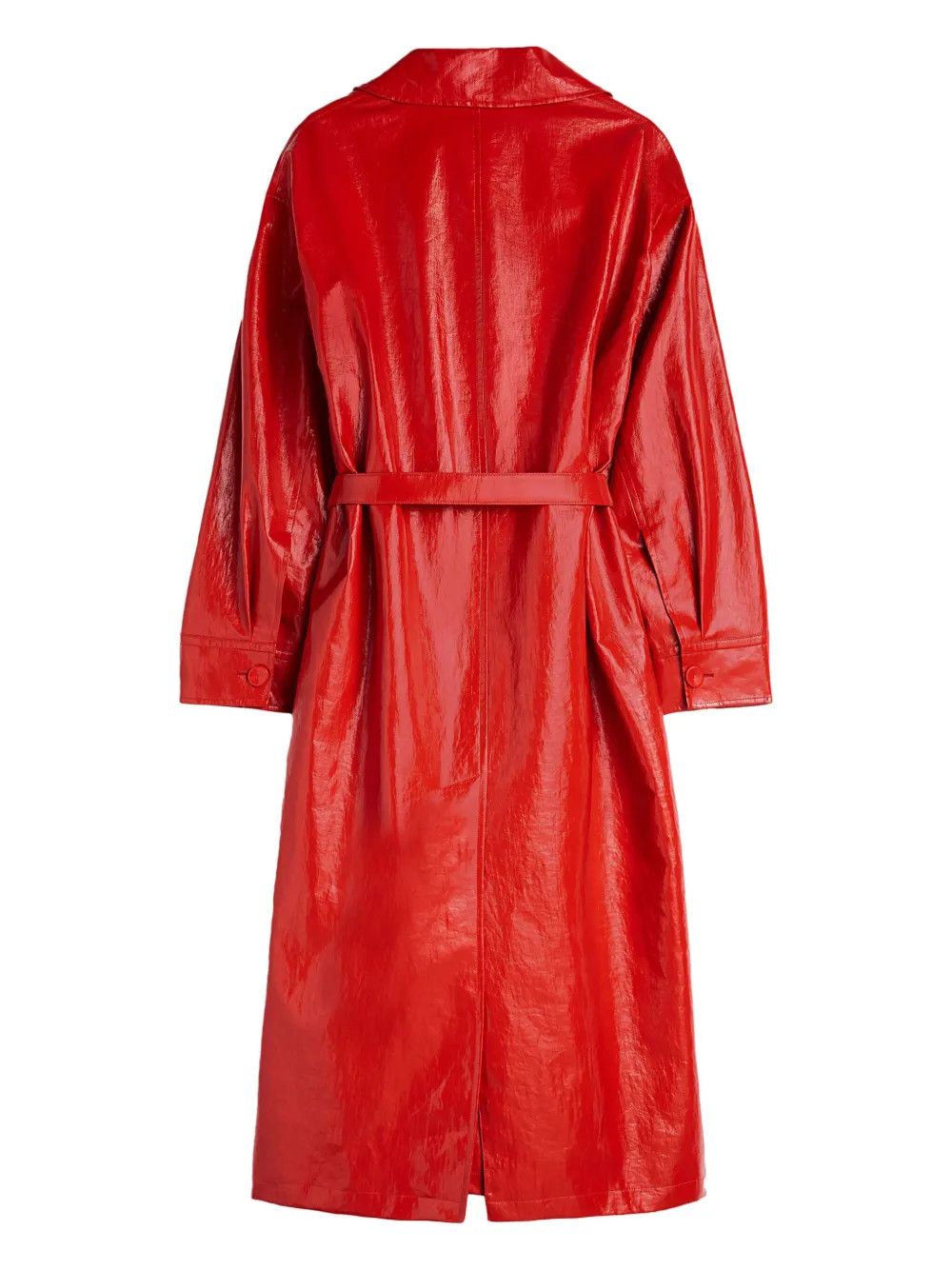 Jil Sander o1loc1c0426 Belted Trench Coat in Red Size XL / US 12-14 / IT 48-50 - 2 Thumbnail