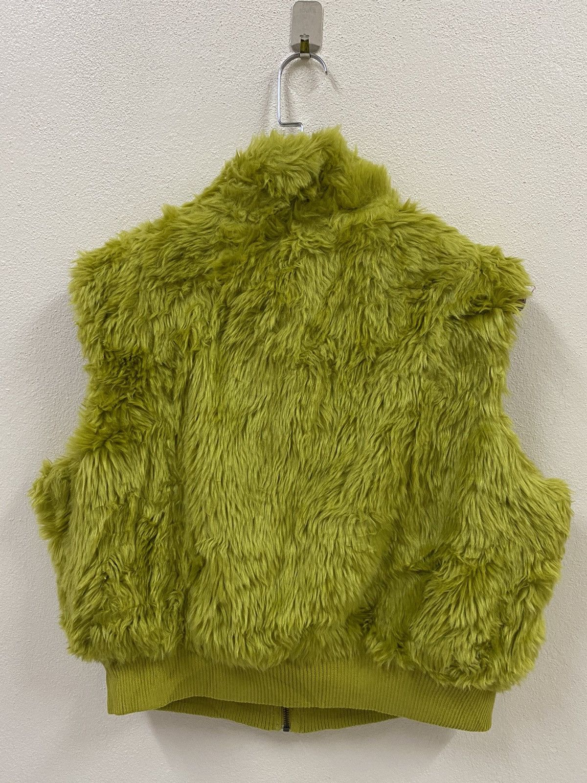 Japanese Brand × Vintage Vtg Diterrane Fur Vest Acrylic Mohair Size XL / US 12-14 / IT 48-50 - 6 Thumbnail