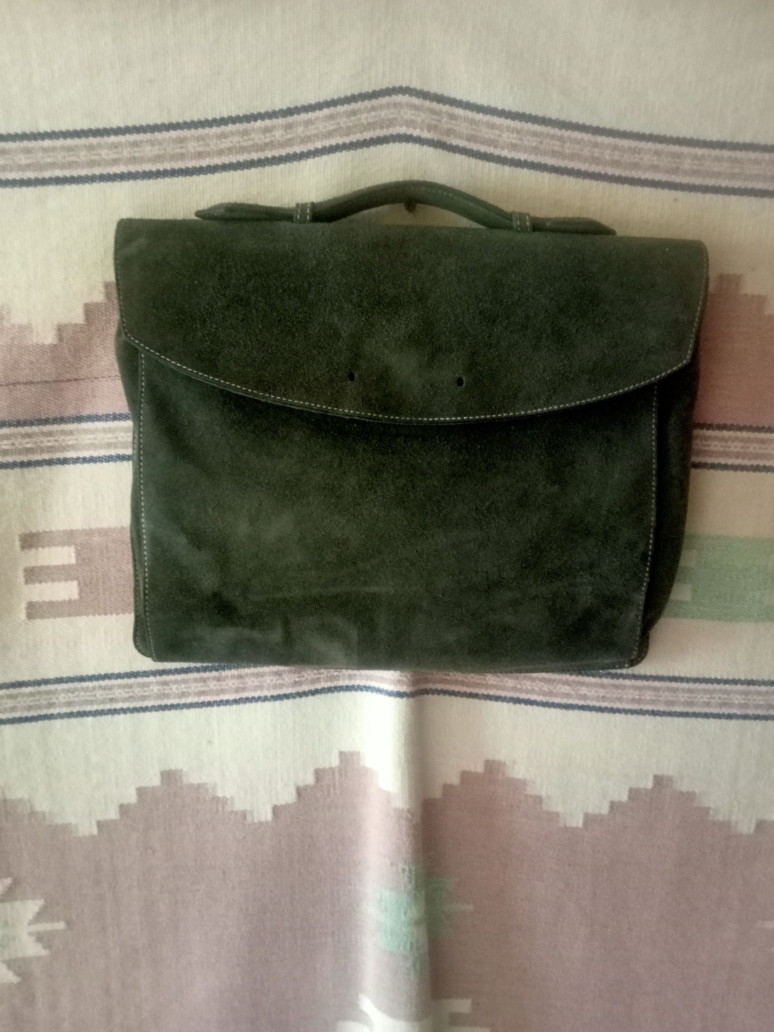 Japanese Brand Thomas Brown Seoul Briefcase Nubulk Leather Size ONE SIZE - 1 Thumbnail