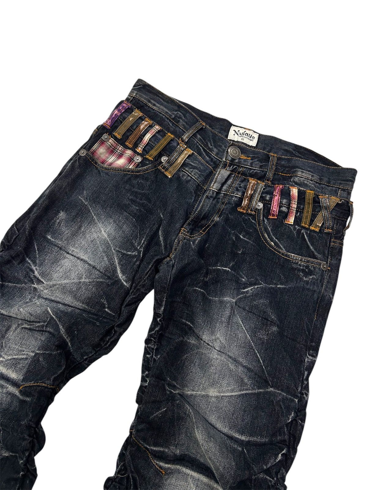 Japanese Brand × Vintage Vintage Nylaus Clothing Japanese Denim Streetstyle Jeans Size US 33 - 5 Thumbnail