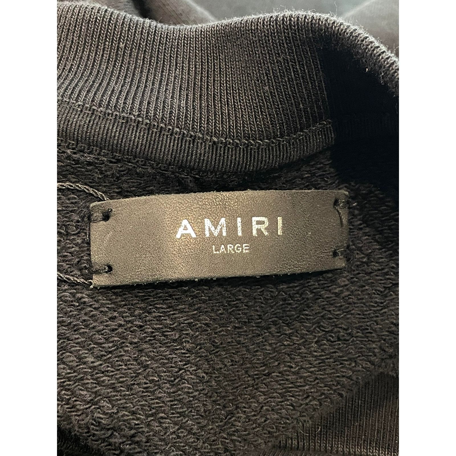 Amiri Amiri MA Logo Cheetah Black Crewneck Size L / US 10 / IT 46 - 3 Thumbnail