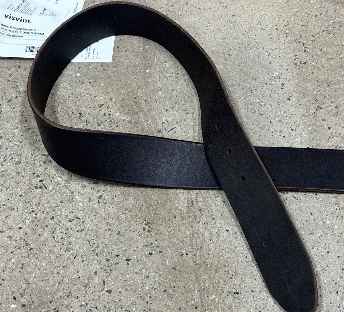 Visvim Visvim 22aw Plain Belt Dmgd 40MM，W34 Size 34 - 11 Thumbnail