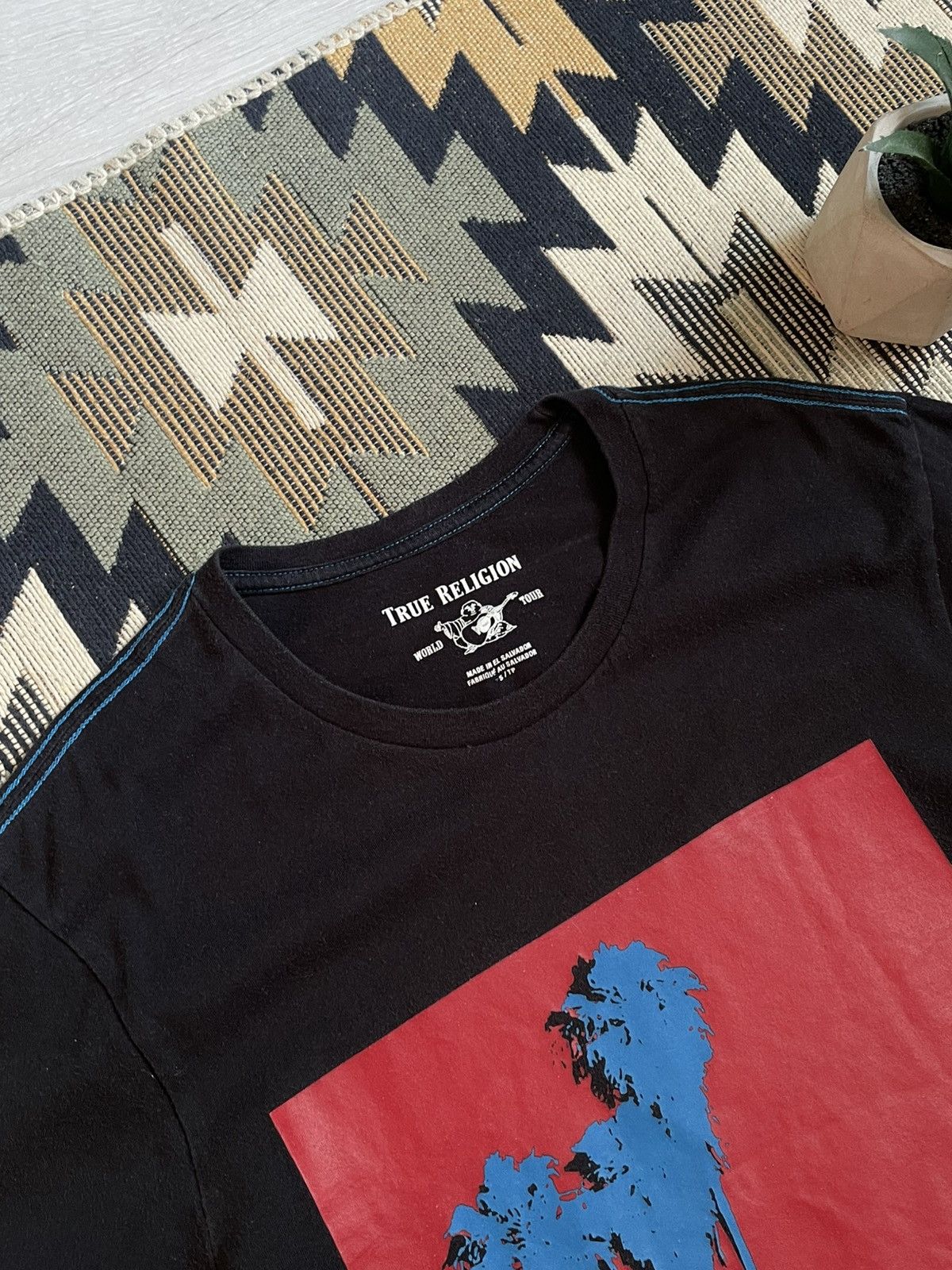 True Religion × Vintage True Religion Y2K Big Logo T-shirt Size US S / EU 44-46 / 1 - 5 Thumbnail