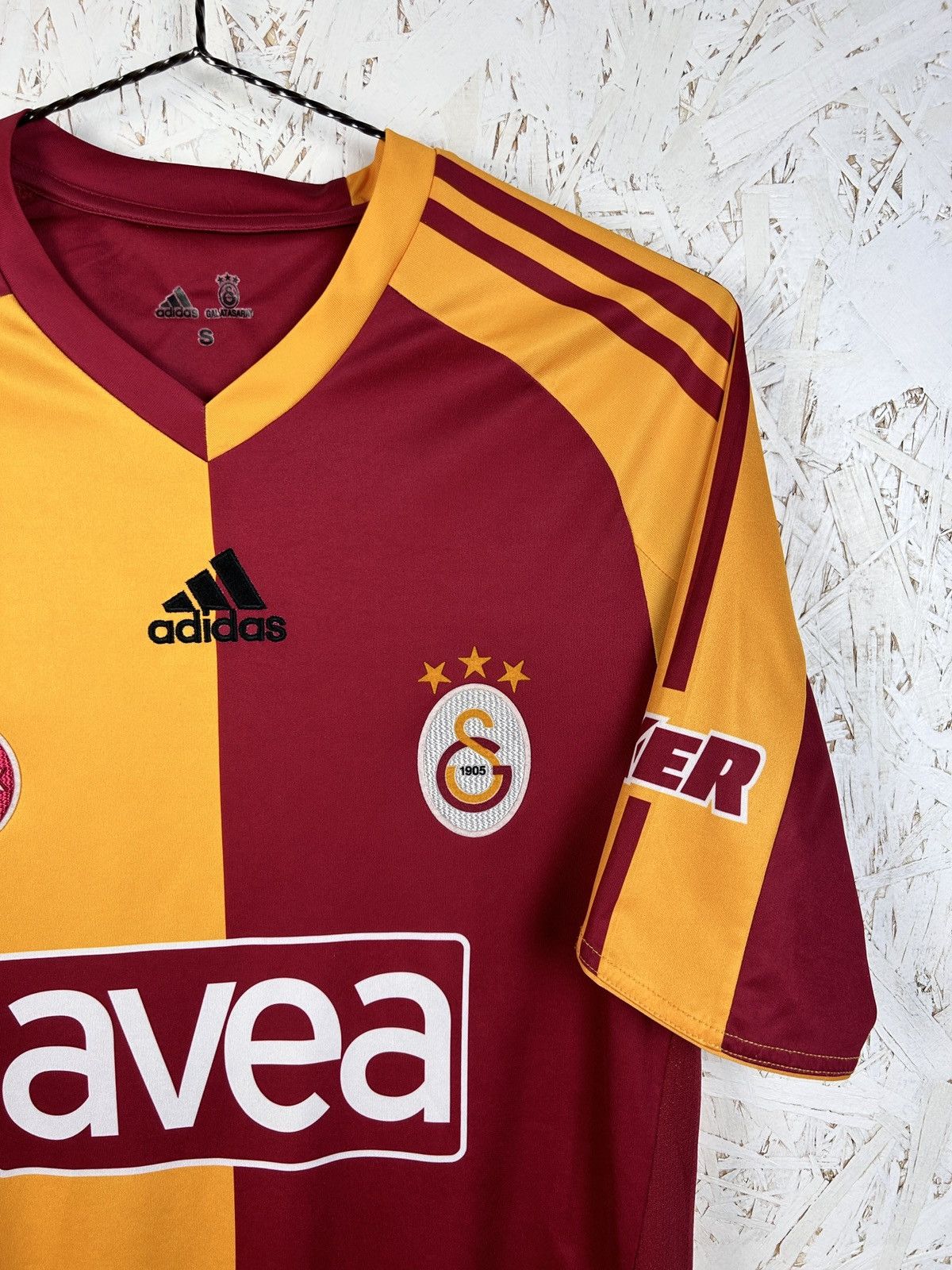 Adidas 00s Vintage Adidas Galatasaray 2008/09 Home Kit Jersey Size US S / EU 44-46 / 1 - 2 Thumbnail