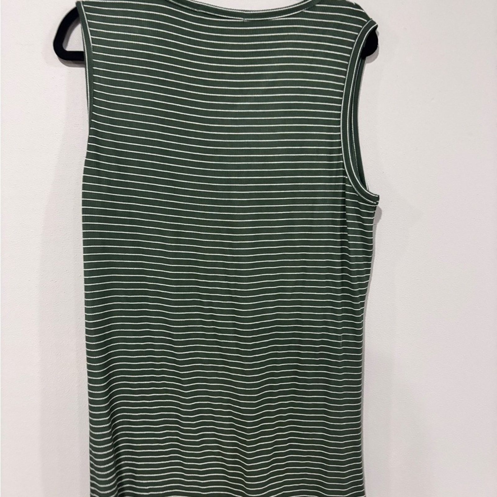 Other Michelle Mae Green Striped Women's Top - 1X Size XL / US 12-14 / IT 48-50 - 3 Thumbnail