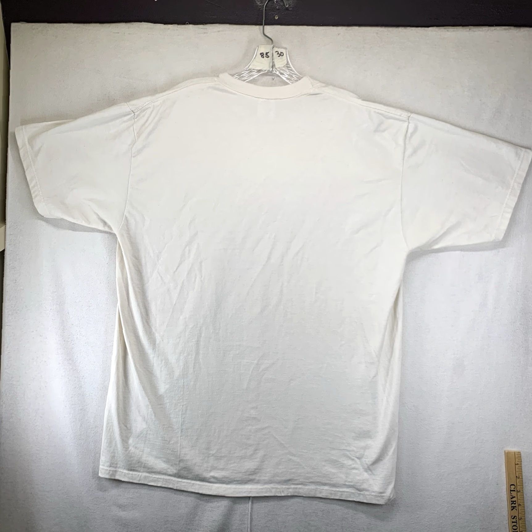 Jerzees VINTAGE JERZEES GOLEM Card Game T-Shirt XL Ivory 90s Graphic Monsters Mad Scientist Mens Size US XL / EU 56 / 4 - 3 Thumbnail