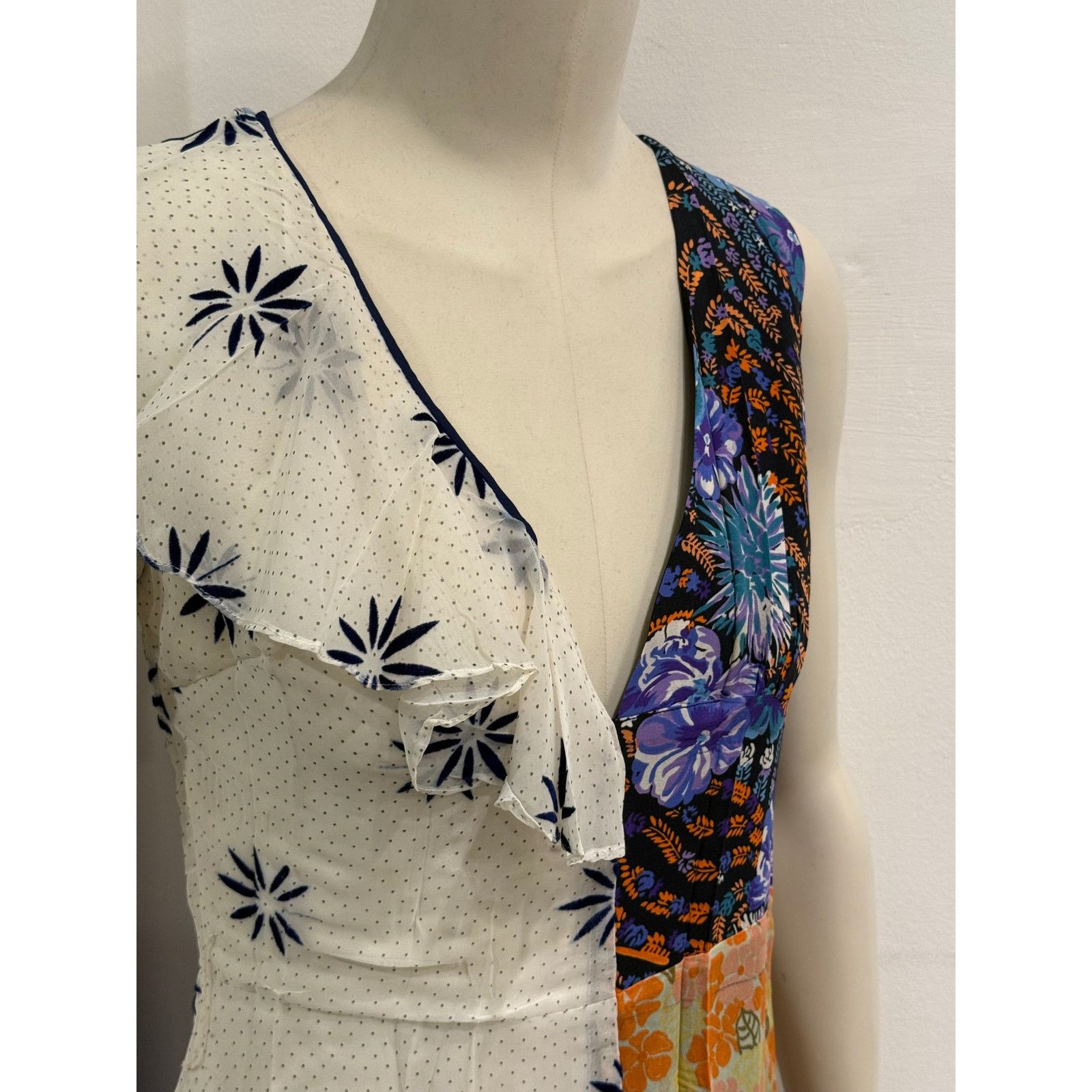Maison Margiela S/S2005 Maison Margiela artisanal runway patchwork dress. Size ONE SIZE - 5 Thumbnail