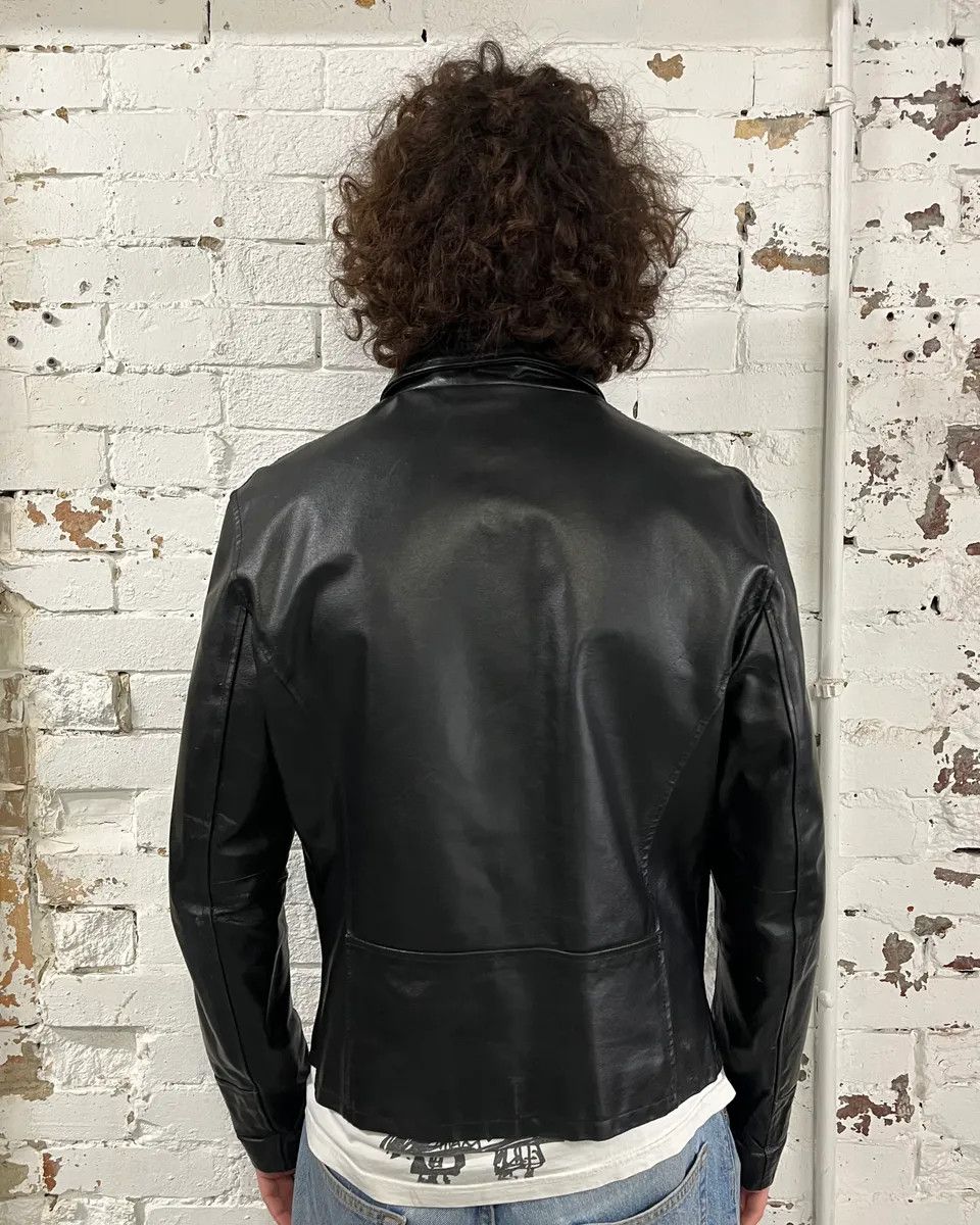 Vintage Vintage Black Classy Italian Leather Jacket Size US M / EU 48-50 / 2 - 3 Thumbnail