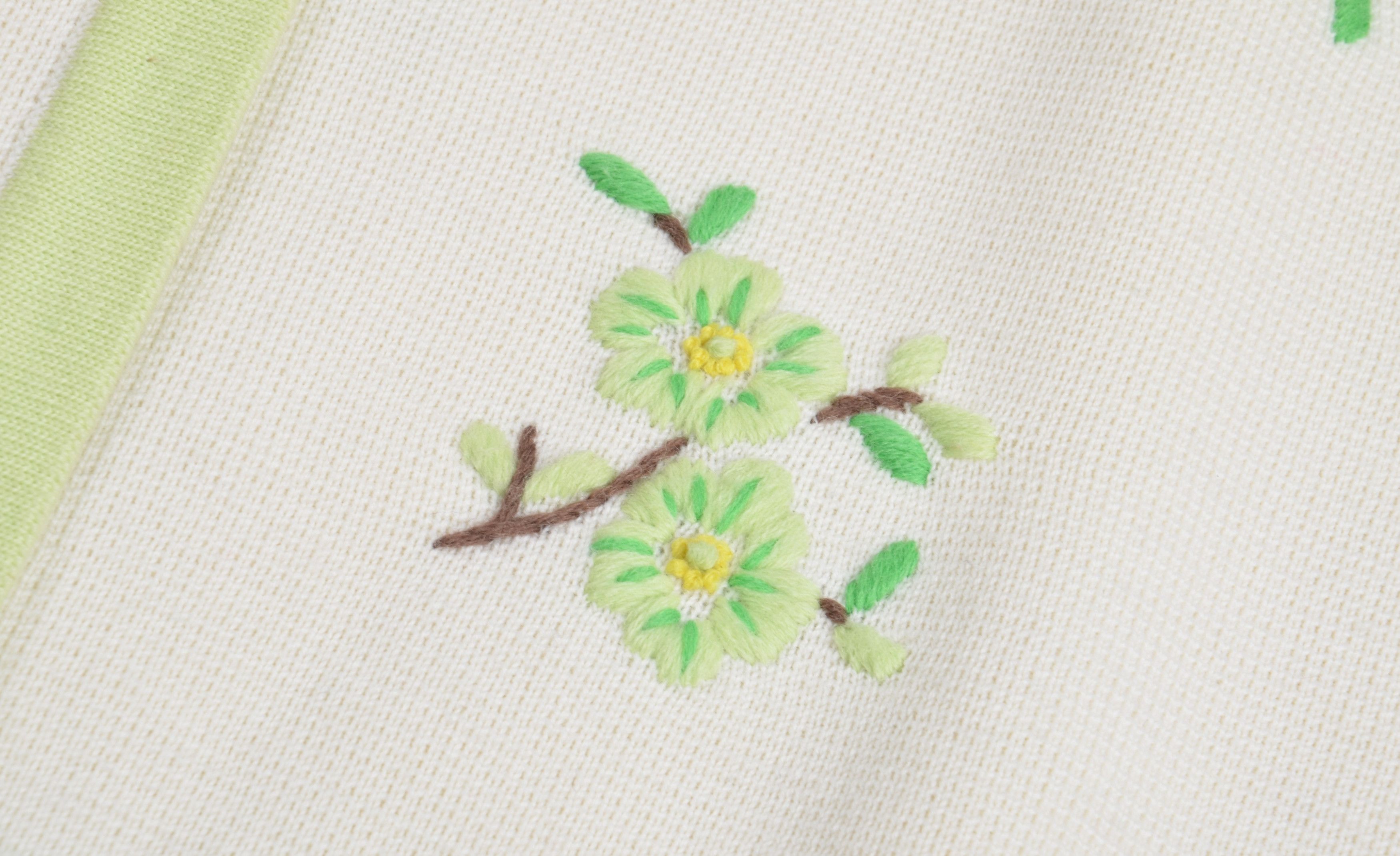 Harrods Vintage 80's Mirsa Harrods Wool Floral Embroidered Cardigan Size M / US 6-8 / IT 42-44 - 7 Thumbnail