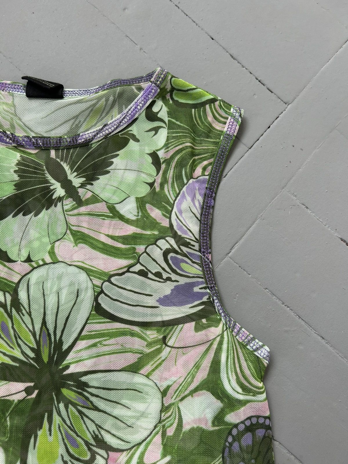 Japanese Brand Urban Outfitters mesh tank top Size S / US 4 / IT 40 - 5 Thumbnail