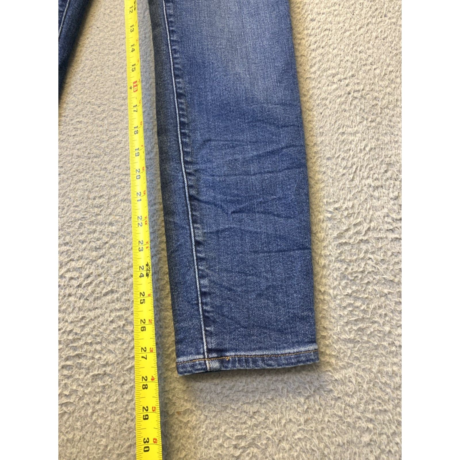 Madewell Madewell Jeans Size 27 Medium Wash High Rise Skinny Girlfriend Blue Womens Size 29" - 5 Thumbnail