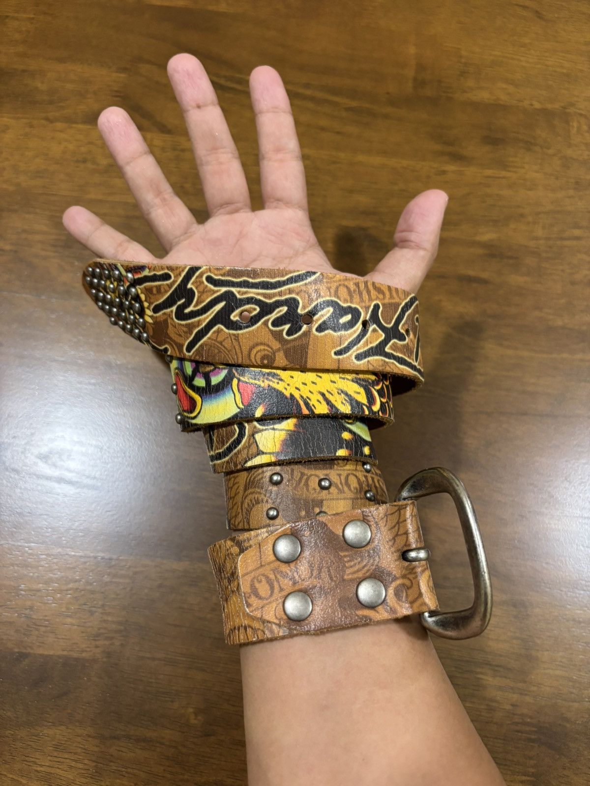 Vintage y2k Edhardy Belt