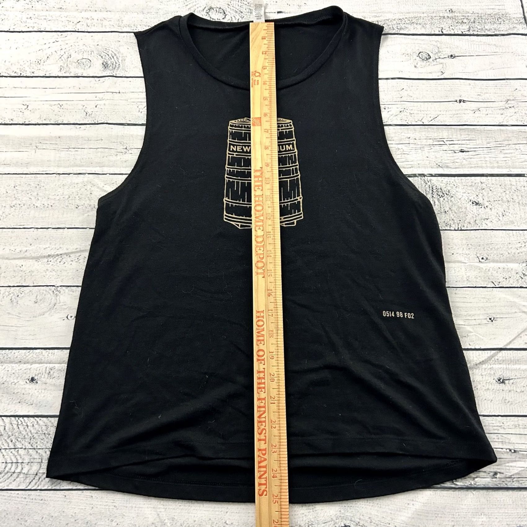 Vintage New Belgium Tank Women's XL Black Sleeveless Solid Shirt Size XL / US 12-14 / IT 48-50 - 2 Thumbnail