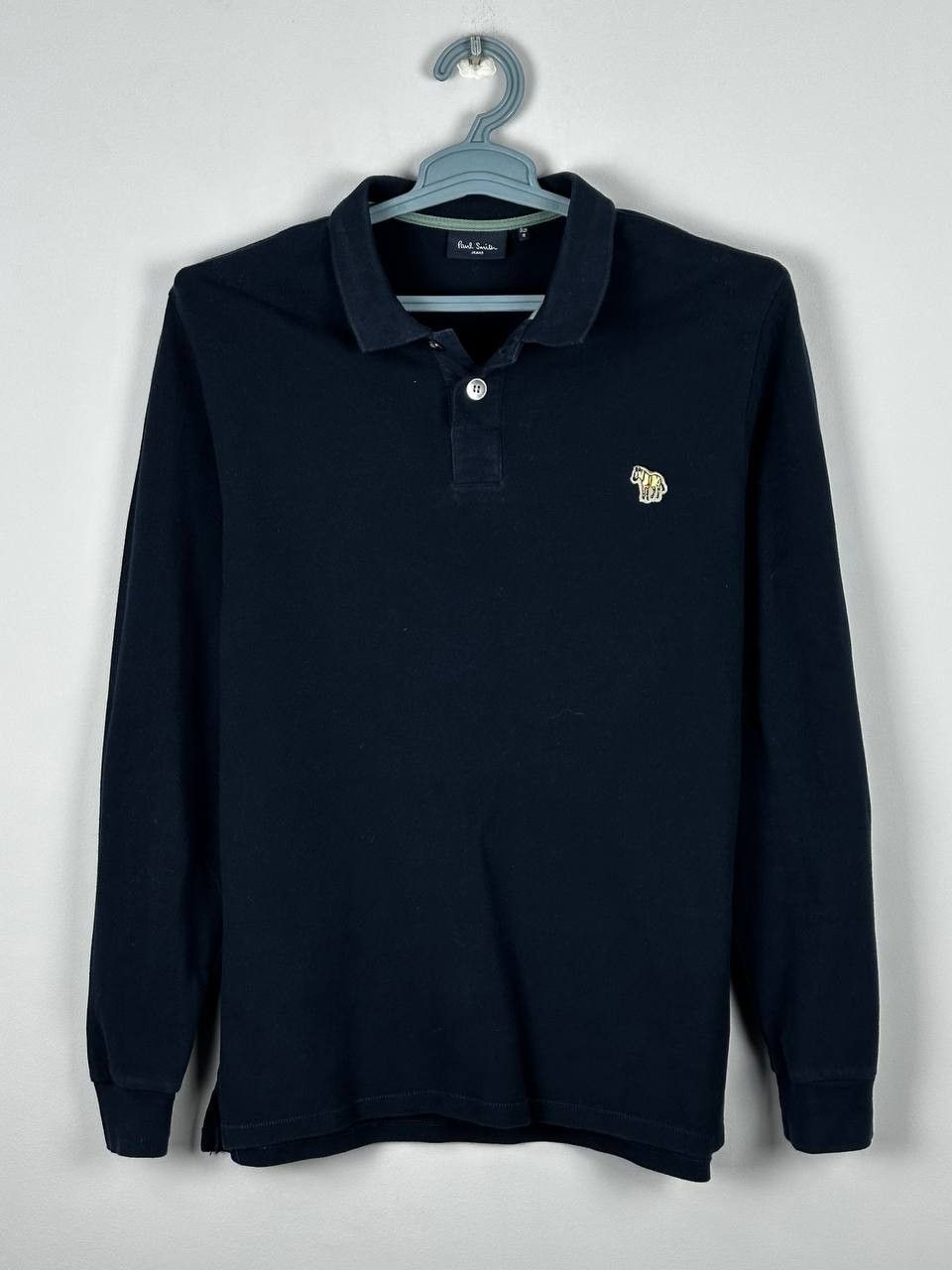 Paul Smith PAUL SMITH Navy Long Sleeve Designer Polo T Shirt Size US M / EU 48-50 / 2 - 1 Thumbnail