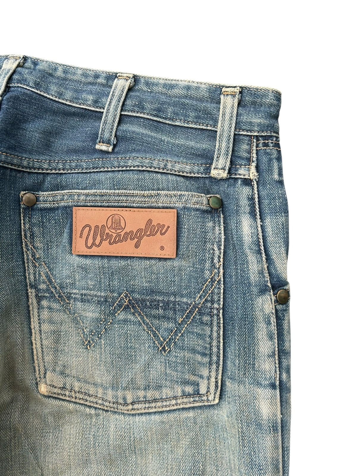 Kapital × Vintage × Wrangler VINTAGE WRANGLER BLUE BELL SELVEDGE DISTRESSED RUSTY DENIM Size US 30 / EU 46 - 3 Thumbnail
