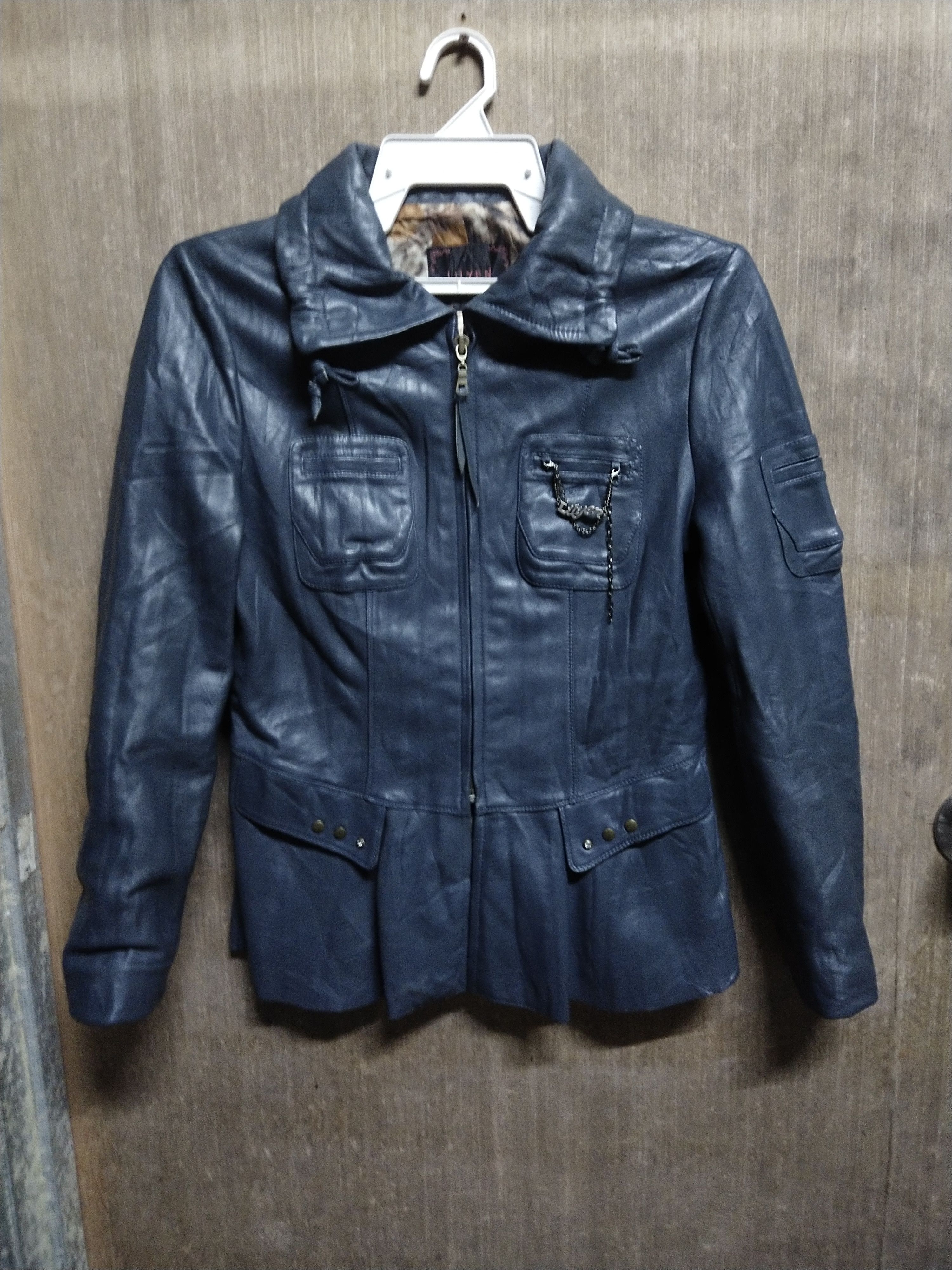 Other Dark blue Lilyen leather jacket Size M / US 6-8 / IT 42-44 - 1 Thumbnail