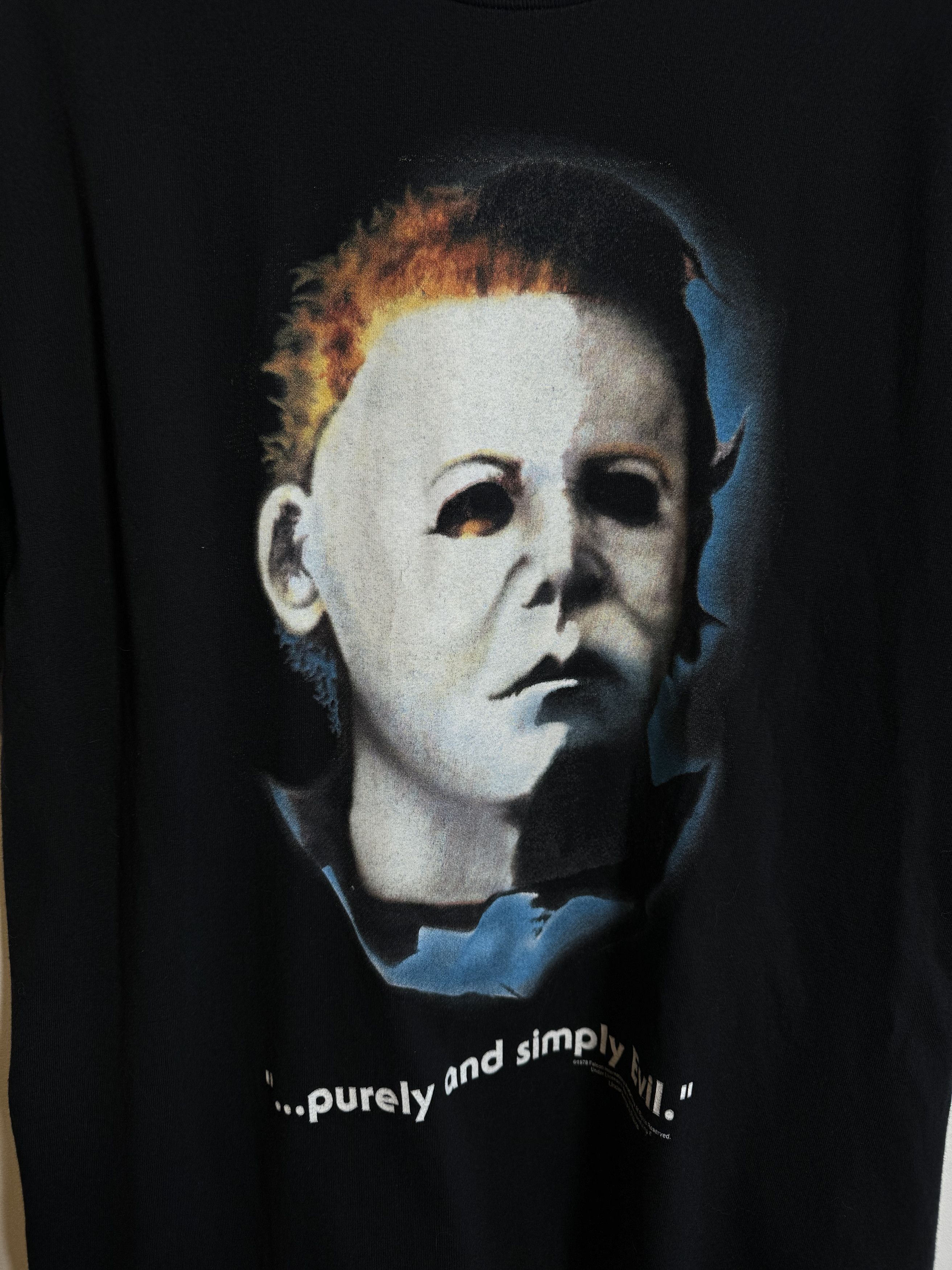 Vintage 90/00s Halloween Myers Movie Promo T shirt Size L Size US L / EU 52-54 / 3 - 4 Thumbnail