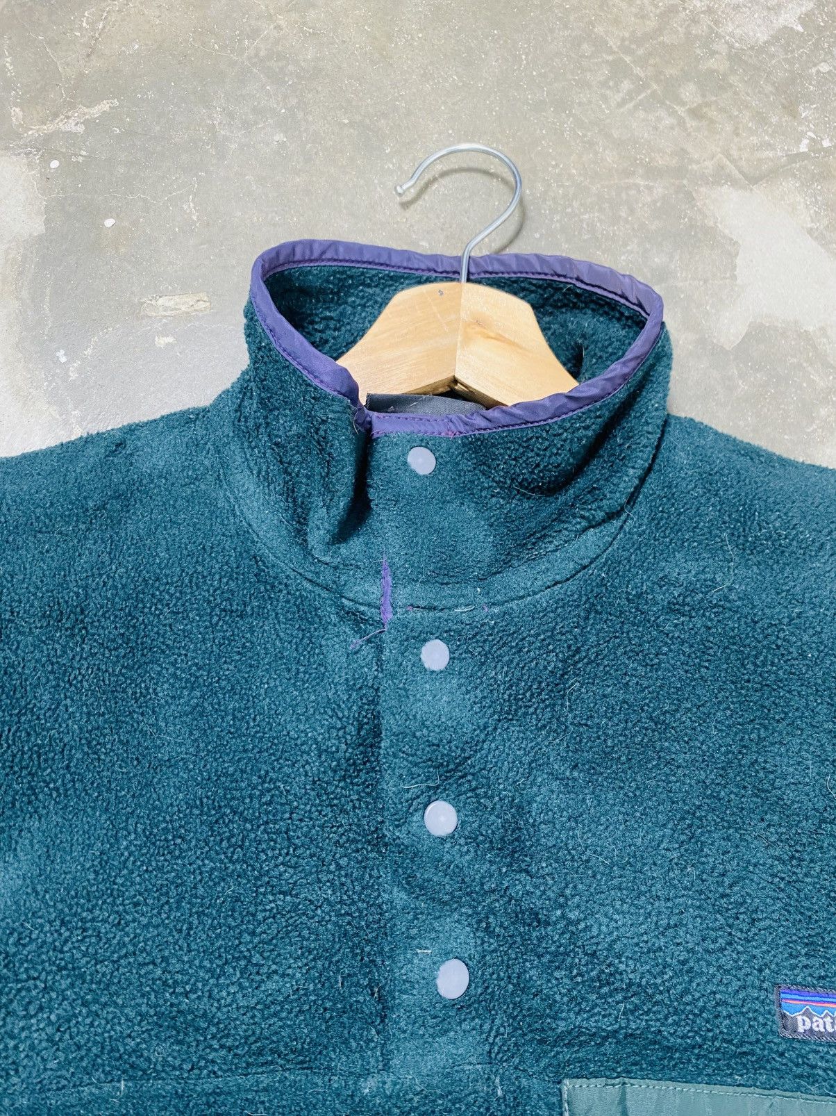 Patagonia Vintage Patagonia Half Button-Tap Fleece Jacket Size US S / EU 44-46 / 1 - 7 Thumbnail