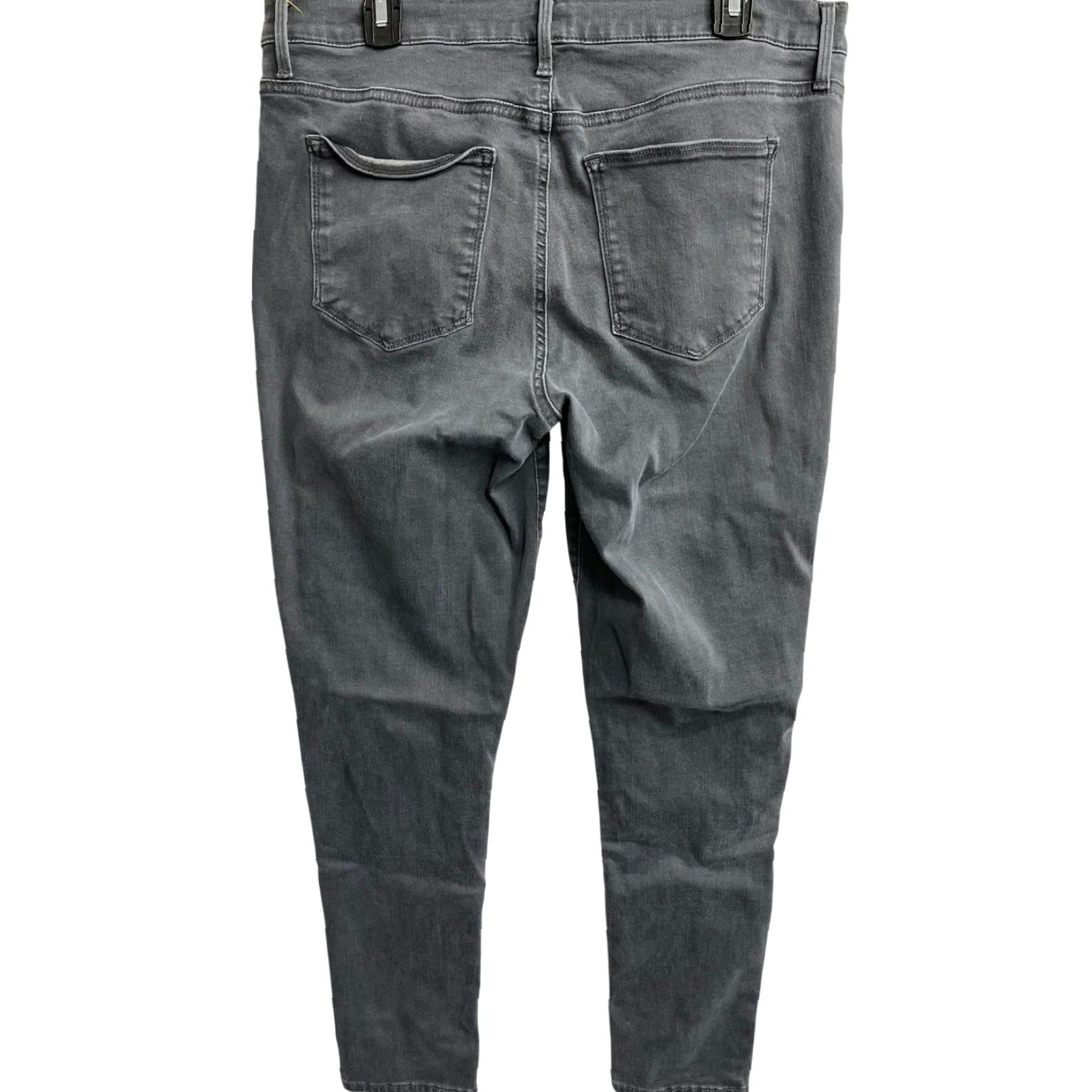 Gap VINTAGE Gap Jeans Women 33 Gray Denim Minimalist Skinny Pilling Inner Thigh 5-Pocket Design belt Loops Jeans Mens Women Girls Size 24" / US 00 / IT 34 - 2 Thumbnail