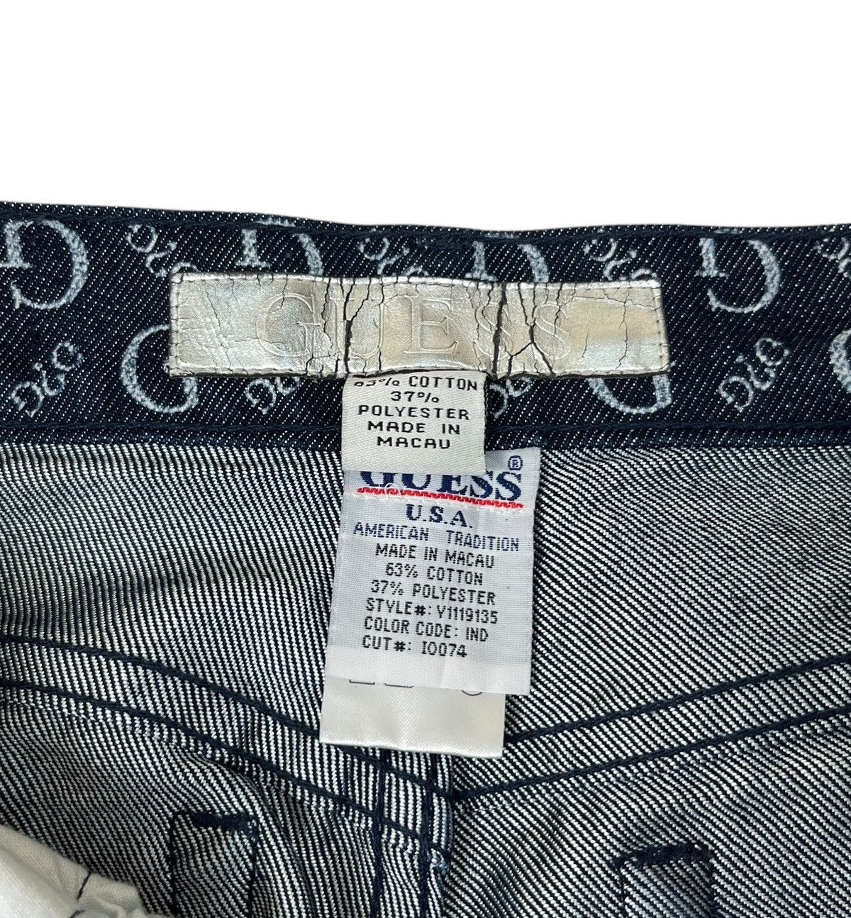 Guess Super Flare Guess Og Monogram Logo Jeans Size 26" / US 2 / IT 38 - 13 Thumbnail