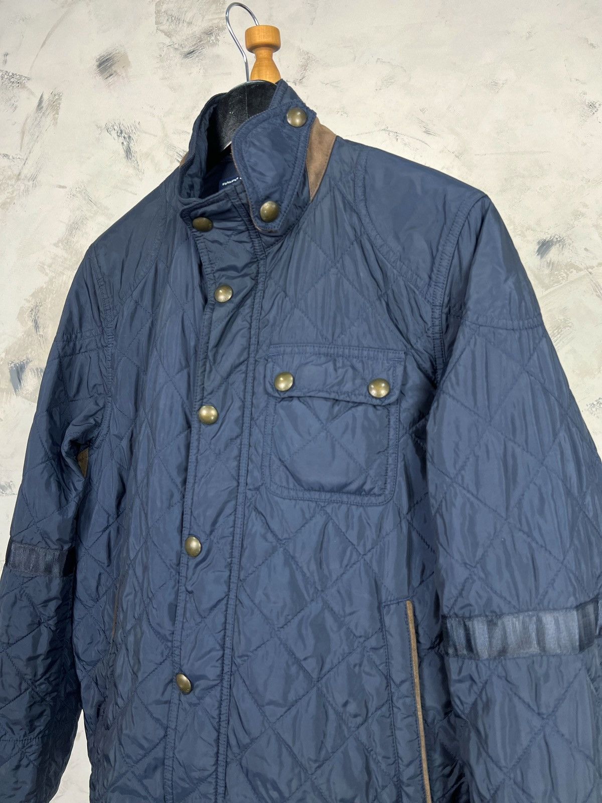 Ralph Lauren Polo Ralph Lauren Sport Blue Quilted Jacket Size L - XL Size XL / US 12-14 / IT 48-50 - 4 Thumbnail