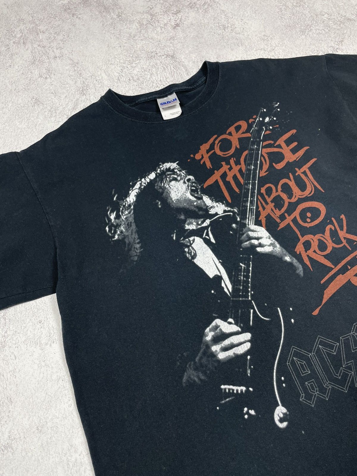 Band Tees AC/DC For Those About To Rock Tee 2004 T-Shirt L Size US L / EU 52-54 / 3 - 3 Thumbnail