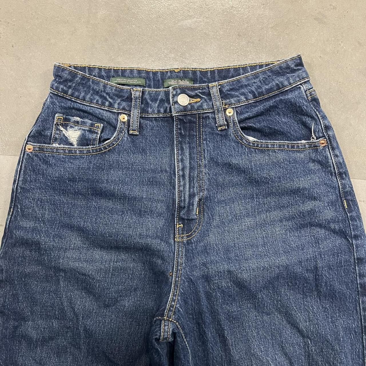Vintage Crazy Vintage Y2K/2000s Baggy High rise Distressed Ripped Denim jeans! Size US 26 / EU 42 - 2 Thumbnail
