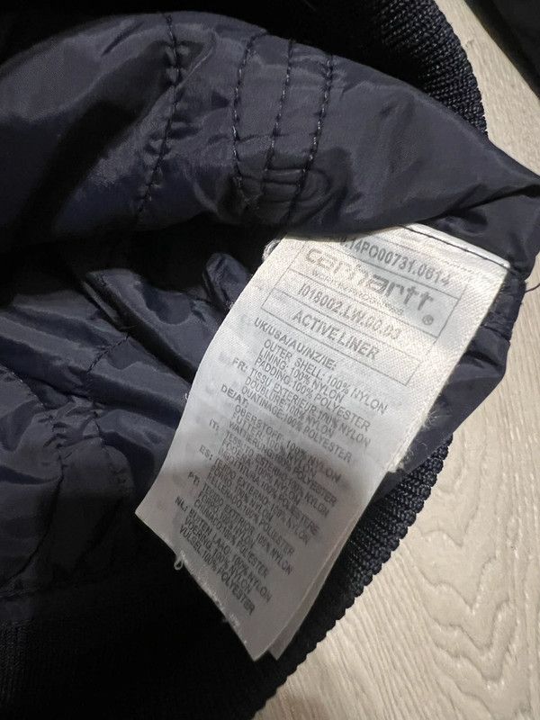 Carhartt jacket Carhartt L active jacket liner Size US L / EU 52-54 / 3 - 4 Thumbnail