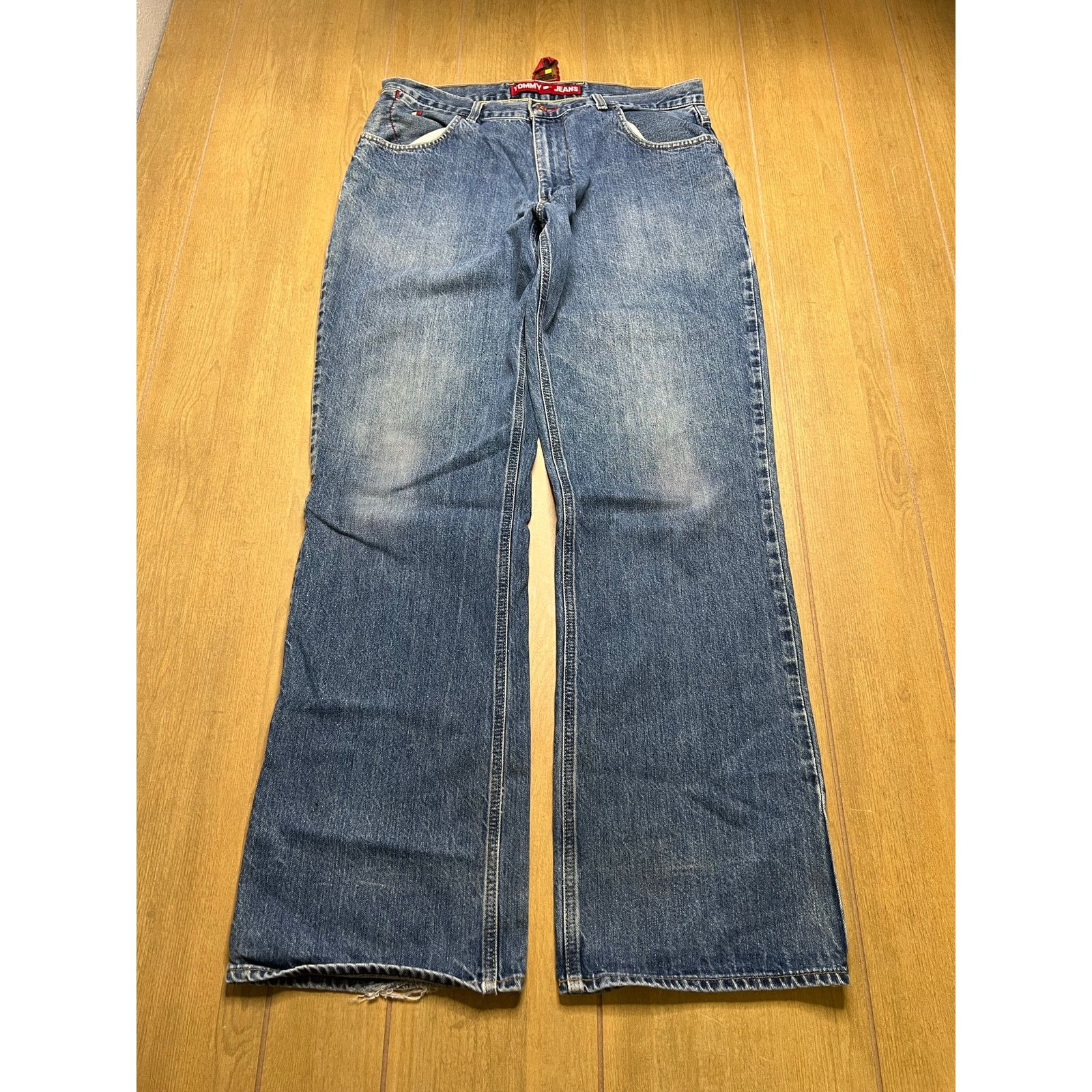Tommy Jeans Tommy Jeans Relaxed Fit Jeans Mens 34x33 Blue Denim Y2K Size US 34 / EU 50 - 2 Thumbnail