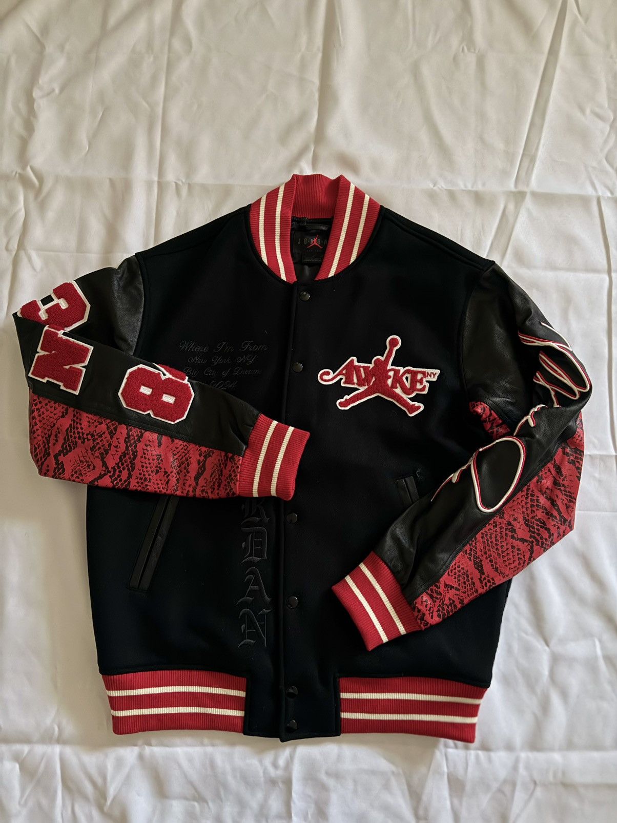 Awake NY × Jordan Brand Awake NY X JORDAN Varsity Jacket Size US S / EU 44-46 / 1 - 1 Thumbnail