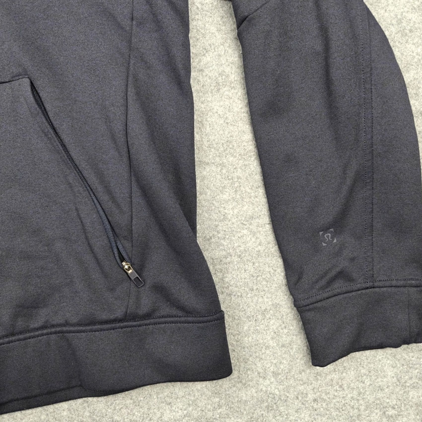 Lululemon Lululemon Hoodie Mens M Blue Full Zip Knit Chest Pocket Athletic Running Shirts Size US M / EU 48-50 / 2 - 3 Thumbnail