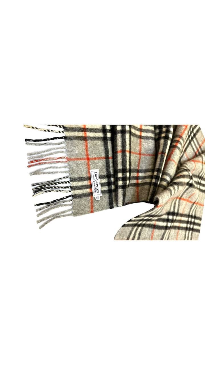 Burberry Burberrys Vintage CASHMERE Scarf / Muffler Size ONE SIZE - 8 Thumbnail