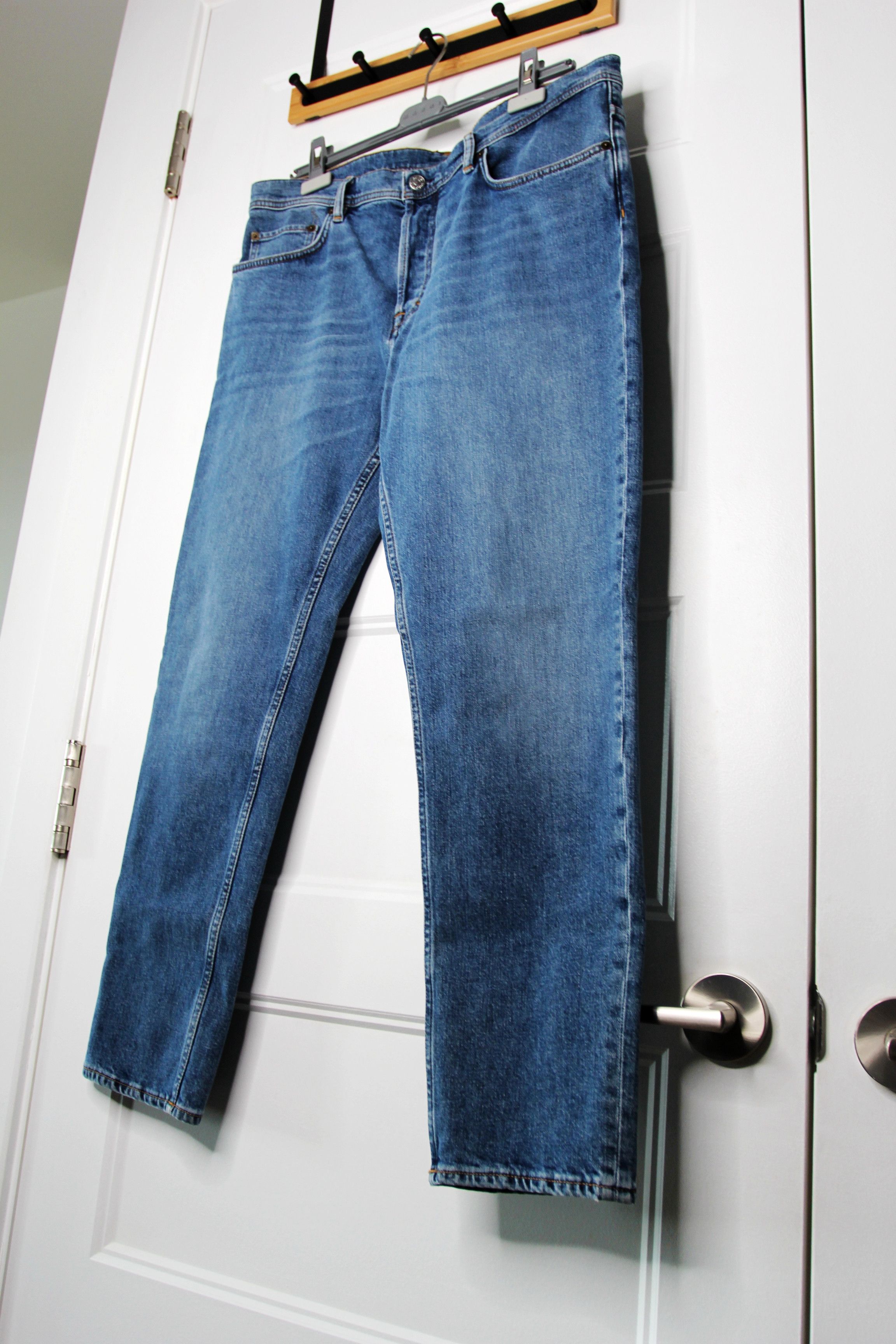 Acne Studios BNWT SS23 ACNE STUDIOS RIVER MID BLUE SLIM FIT JEANS 36 Size US 36 / EU 52 - 5 Thumbnail