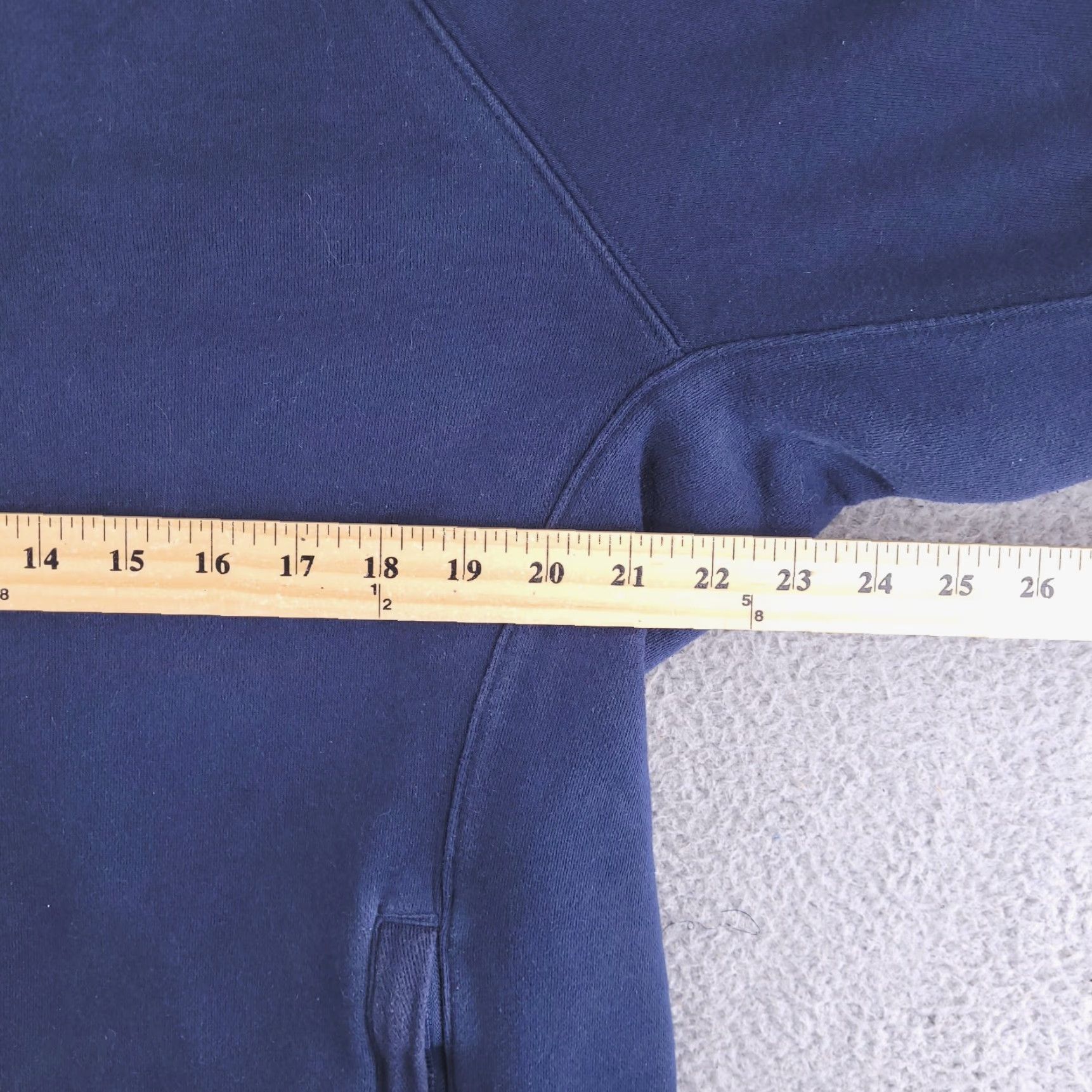 Vintage Duluth Sweatshirt Womens XL Navy Blue Heavyweight Henley Pullover Size XL / US 12-14 / IT 48-50 - 6 Thumbnail