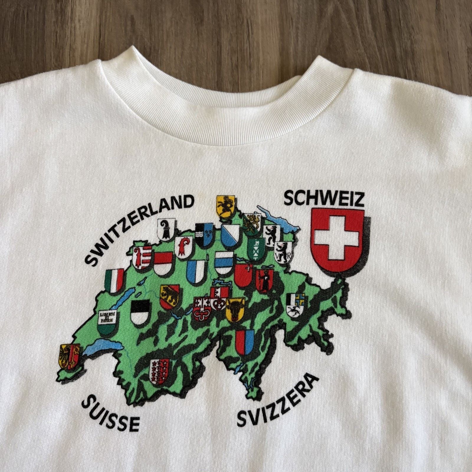Vintage Vintage 1990s Switzerland Sweatshirt Men's Size M Size US M / EU 48-50 / 2 - 2 Thumbnail