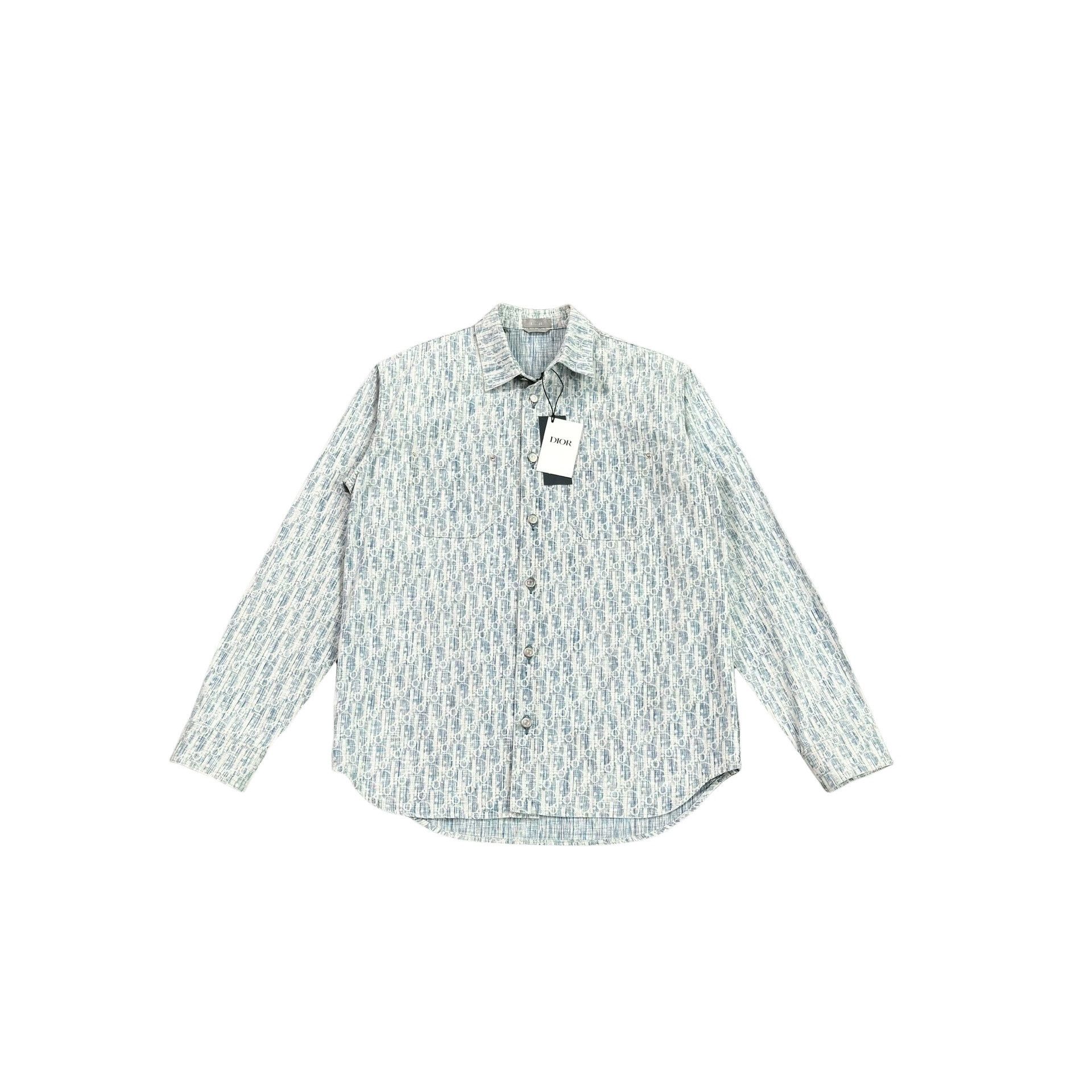 Dior Dior Oblique Print Button Up Shirt Size S Size US S / EU 44-46 / 1 - 1 Thumbnail