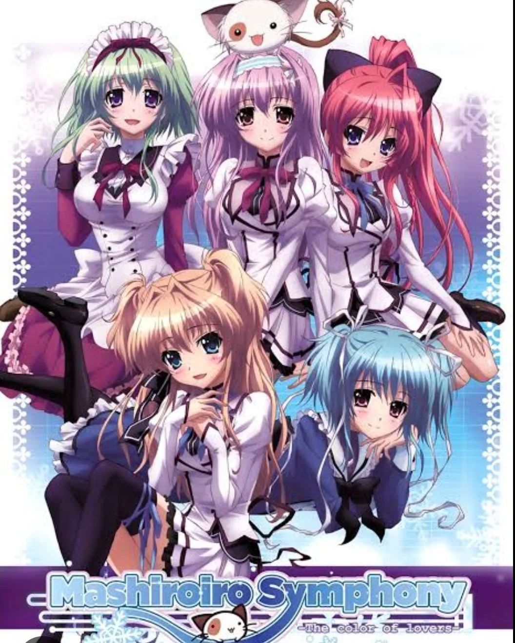 Anime × Japanese Brand Mashiroiro Symphony Double Sided Big Print Anime Tees Size US L / EU 52-54 / 3 - 7 Thumbnail
