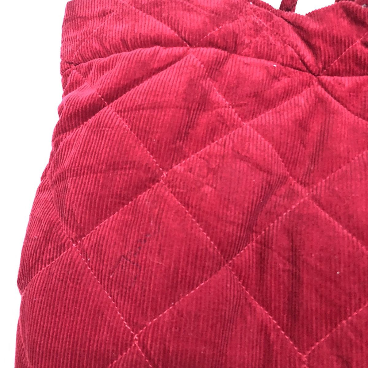 Lavenham × Vintage Vintage Lavenham Red Burgundy Cudroy Tote Travel Bag Size ONE SIZE - 4 Thumbnail