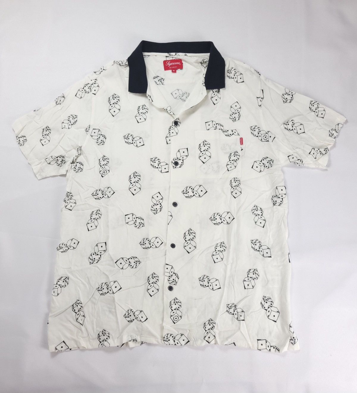 Supreme Supreme Bunnies S/S Work Shirt Angel's Pond Black XL | Grailed