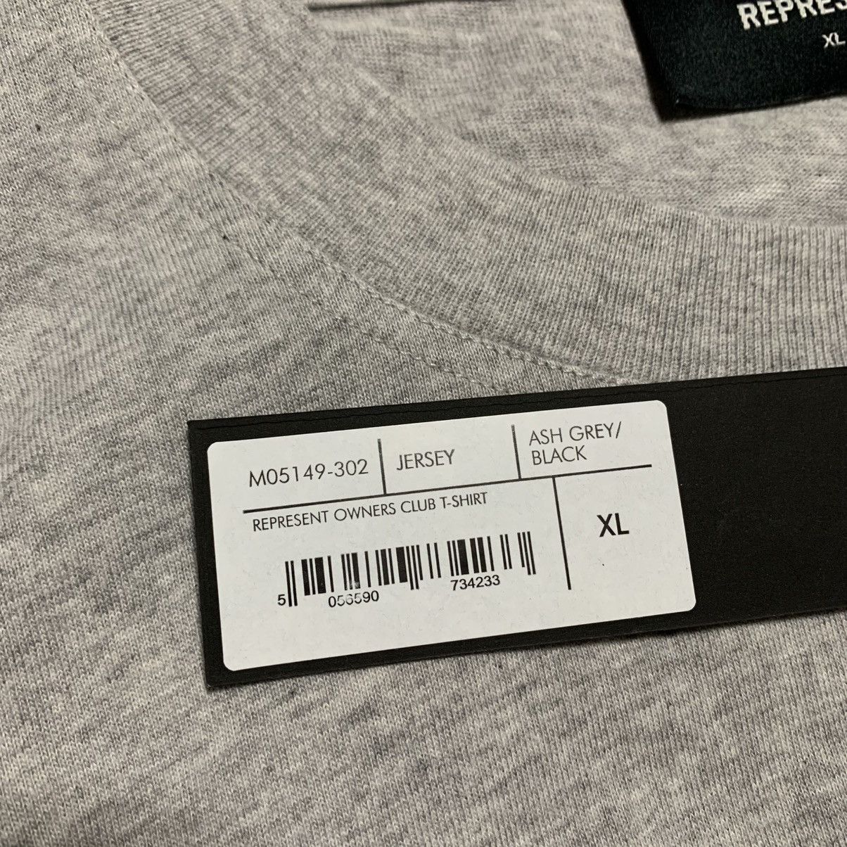 Represent Clo. Represent XL Owners Club Ash Grey Tee Size US XL / EU 56 / 4 - 5 Thumbnail
