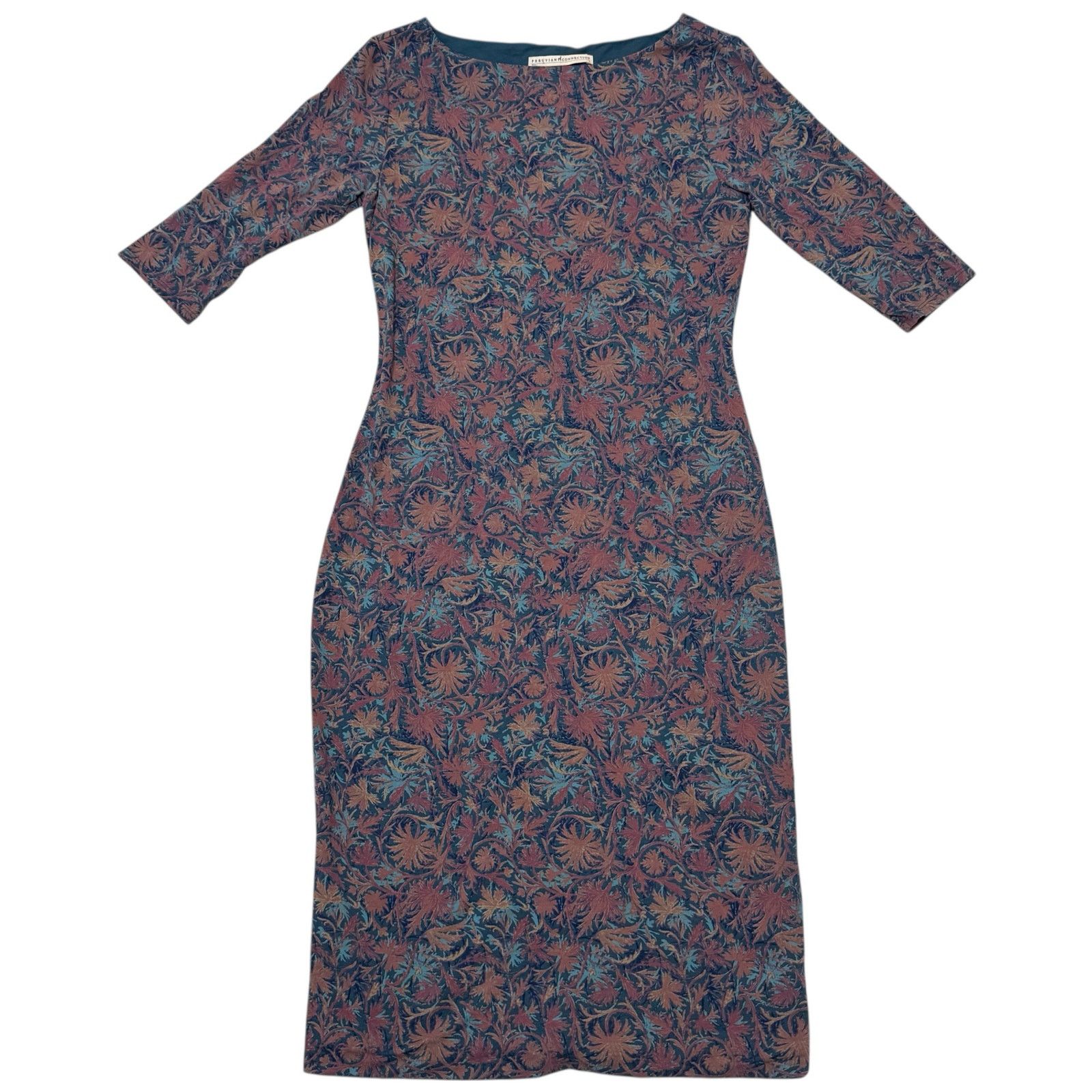 Other Peruvian Connection Dress Pima Cotton Multicolor Size Small Size S / US 4 / IT 40 - 2 Thumbnail