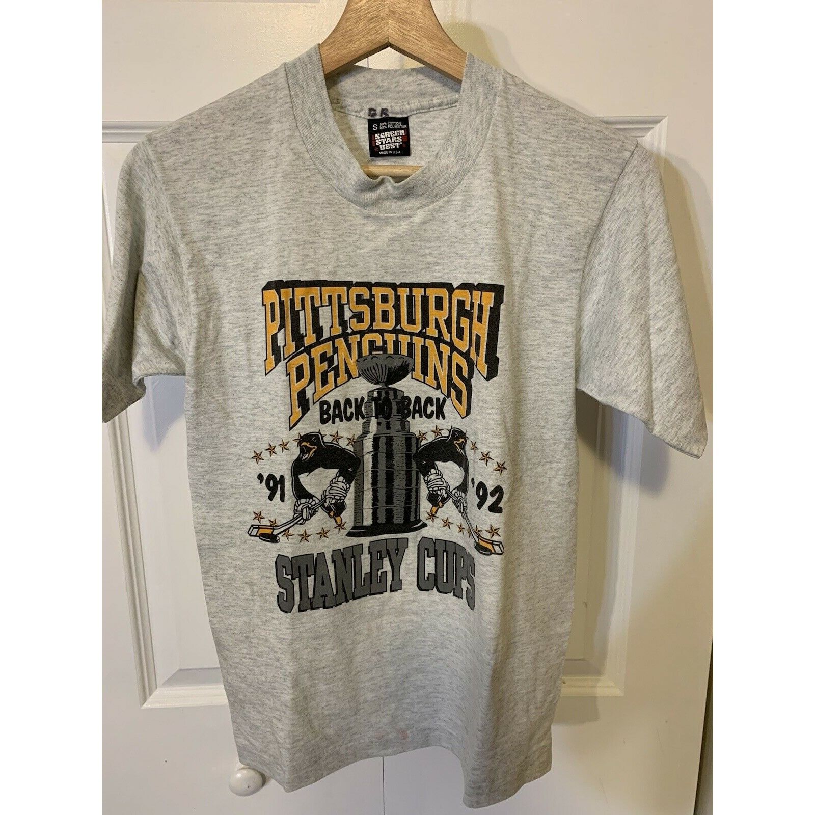 Other Vintage Pittsburgh Penguins 91 92 Back To Back Stanley Cups Size US S / EU 44-46 / 1 - 4 Thumbnail