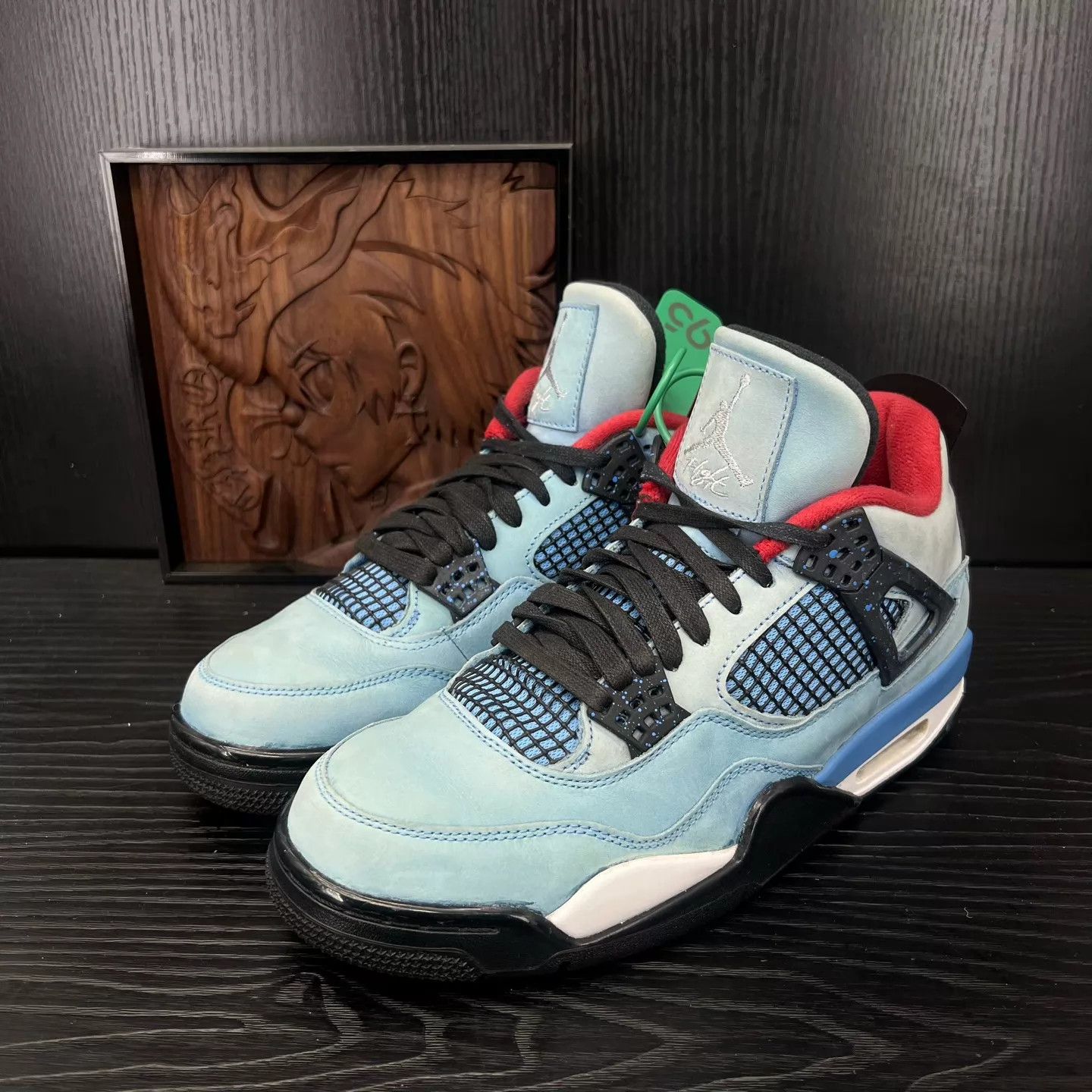 Travis Scott Travis Scott x AJ4 Blue Suede Size 43 Size US 10 / EU 43 - 1 Thumbnail