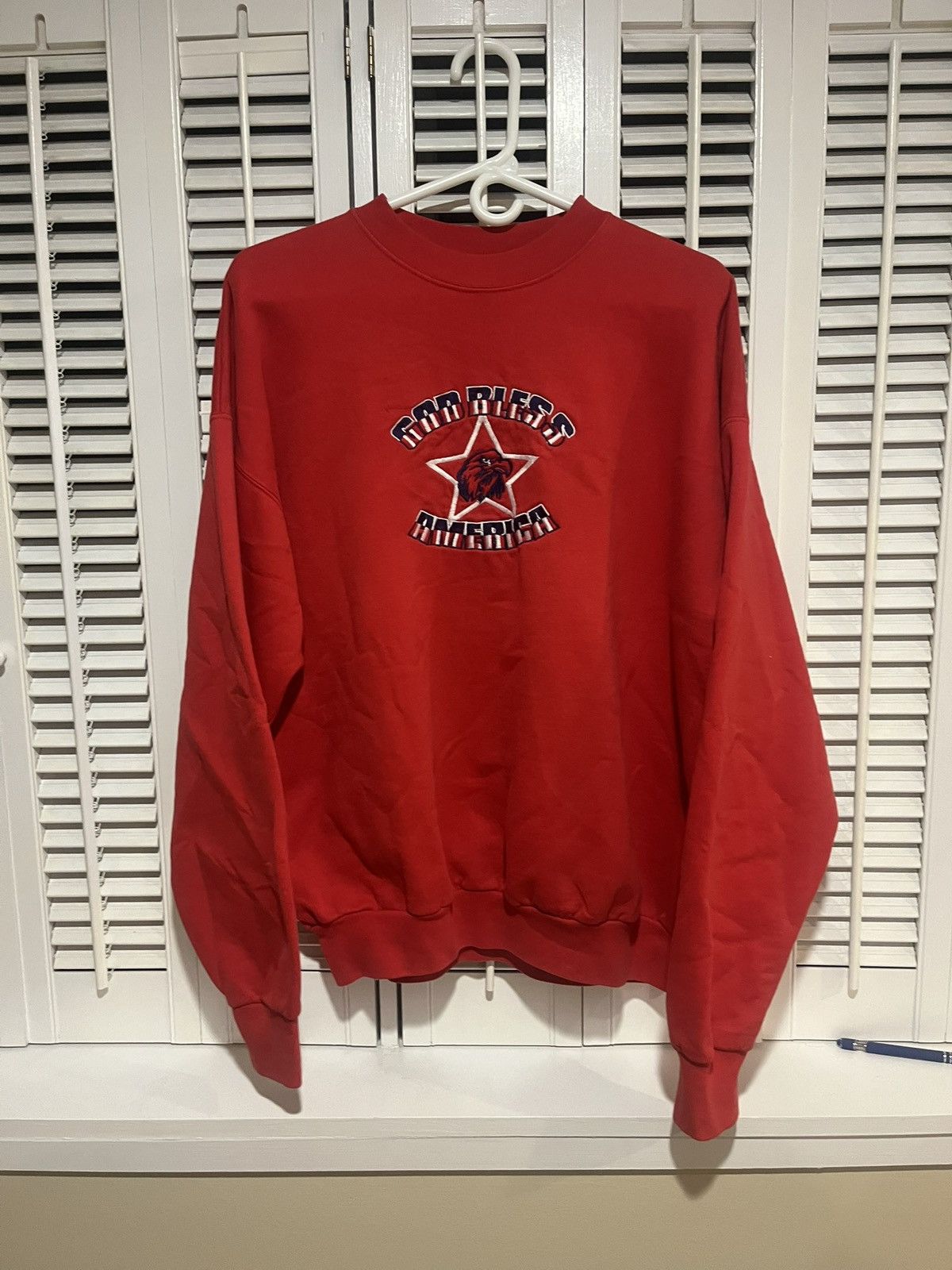 Vintage 4th of July Crewneck / XL / Hanes Size US XL / EU 56 / 4 - 1 Thumbnail
