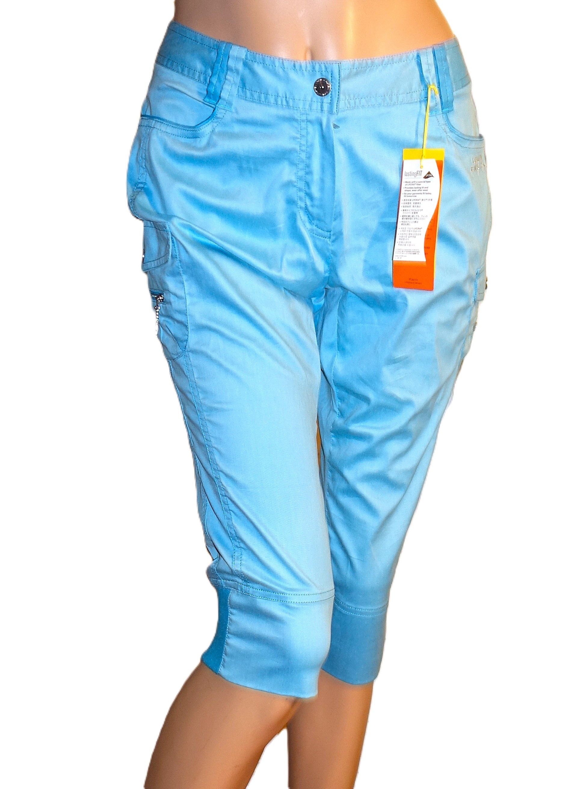 Other Louis Castel Blue Golf Capri Pants XS NWT Size 26" / US 2 / IT 38 - 1 Thumbnail